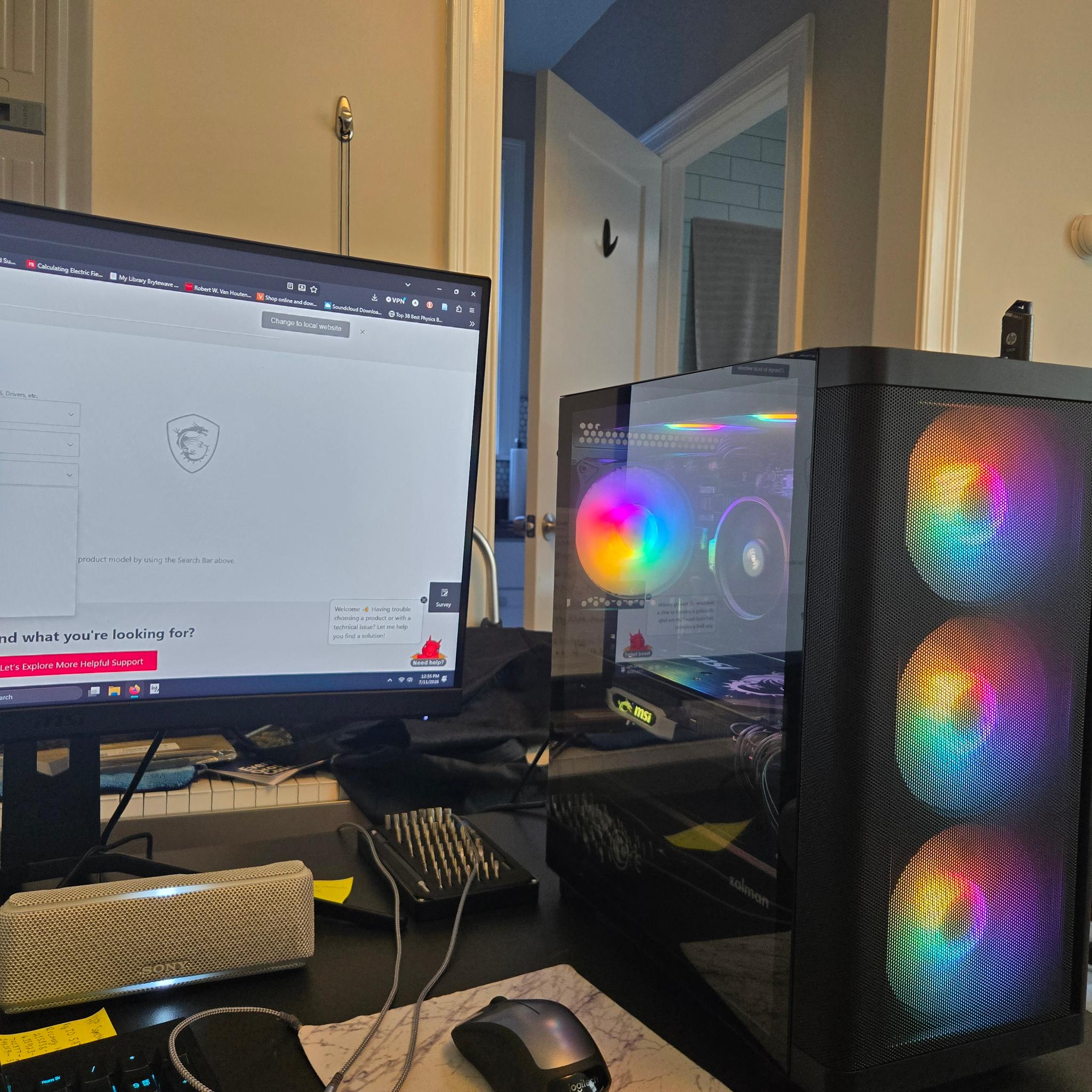 Custom Budget Gaming PC (AMD Ryzen 5 5500, RTX 2070, 16 GB DDR4 Ram, 1.5 TB Nvme SSD, 300 GB HDD)