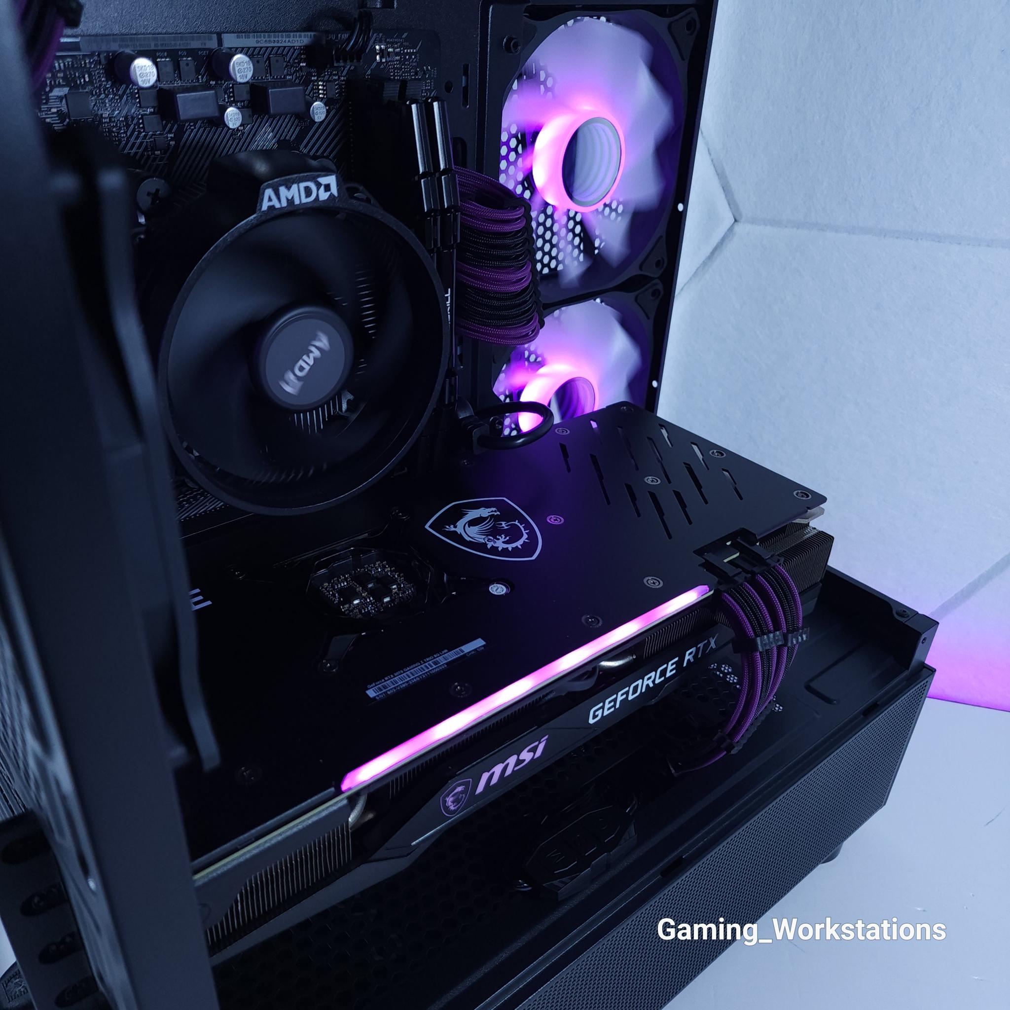 💜RTX 3070 || Ryzen 5 5600GT || 1.5TB SSD* || 16GB 3200MHz || 1080p/1440p Gaming Computer