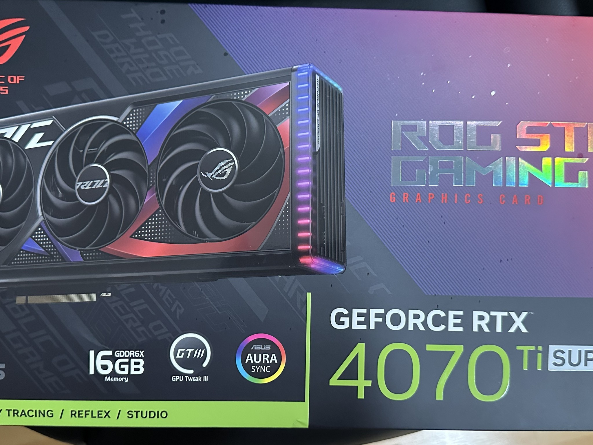 Asus ROG STRIX GAMING GeForce RTX 4070 Ti SUPER