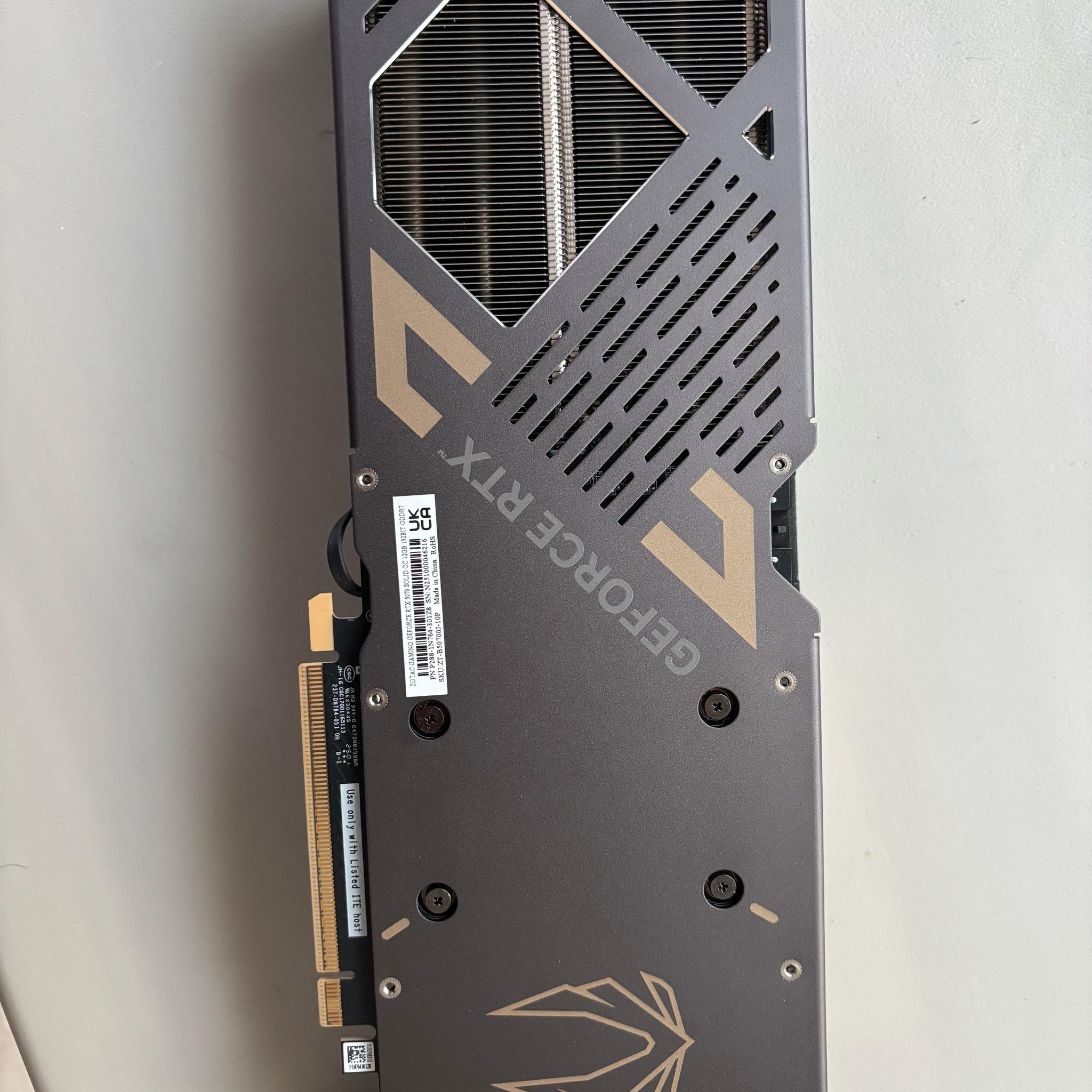 ZOTAC GAMING GeForce RTX 5070 Ti SOLID OC