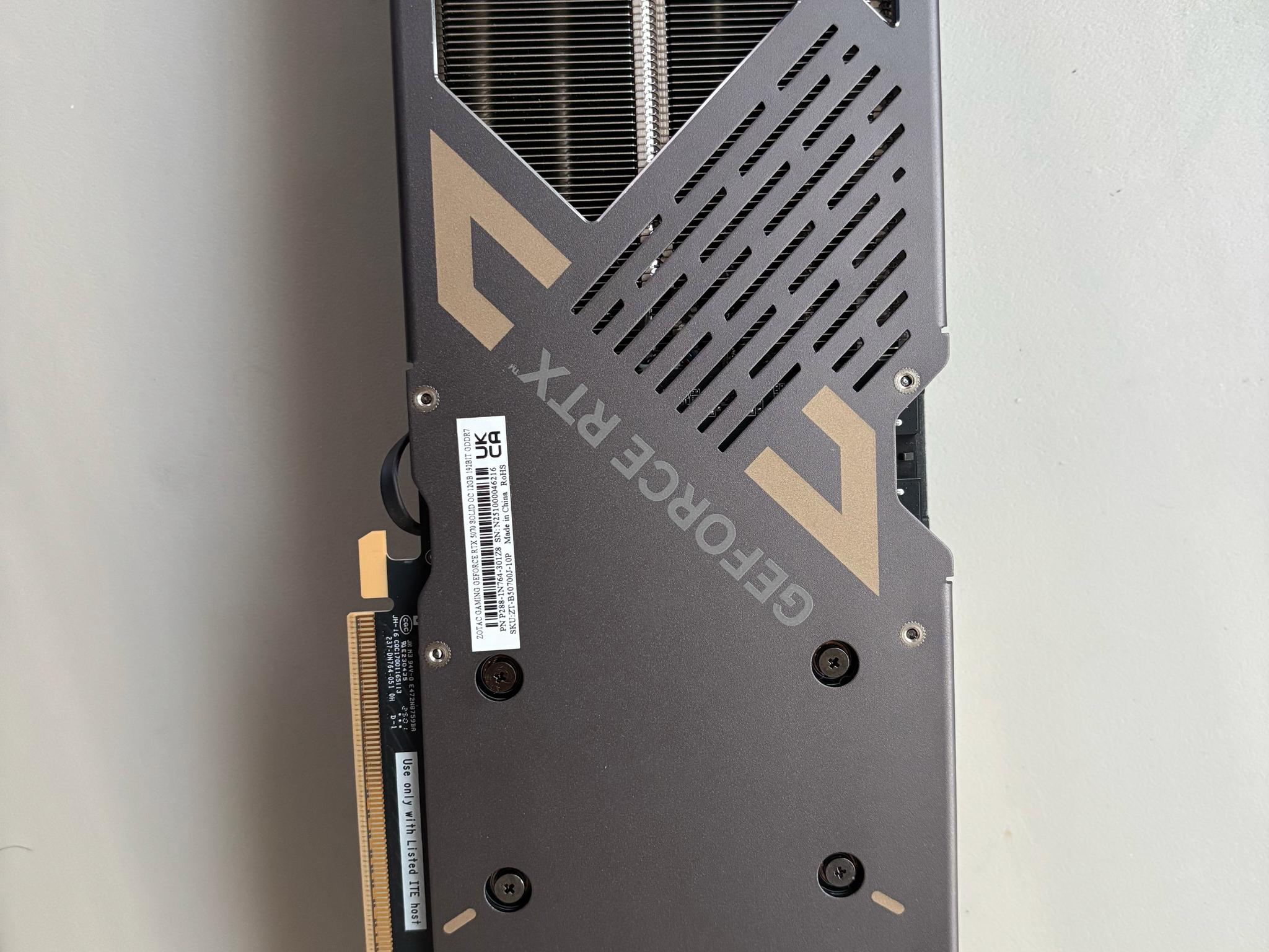 ZOTAC GAMING GeForce RTX 5070 Ti SOLID OC
