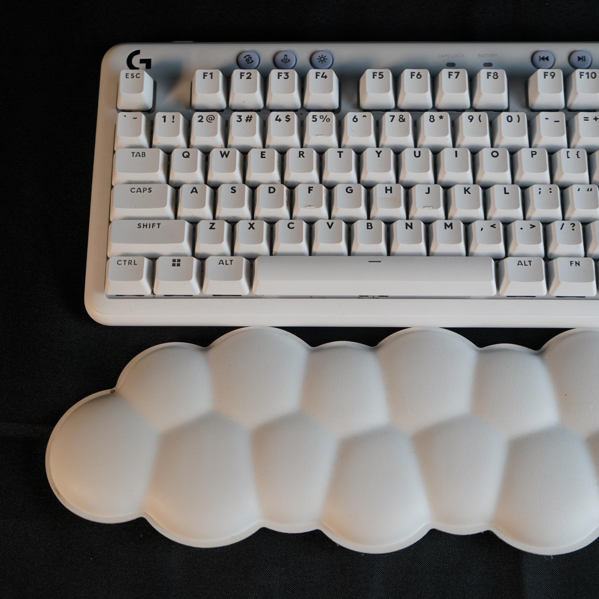 Gaming Keyboard = Logitech G715 TKL Aurora Collection Wireless Mechanical Gaming Keyboard - White