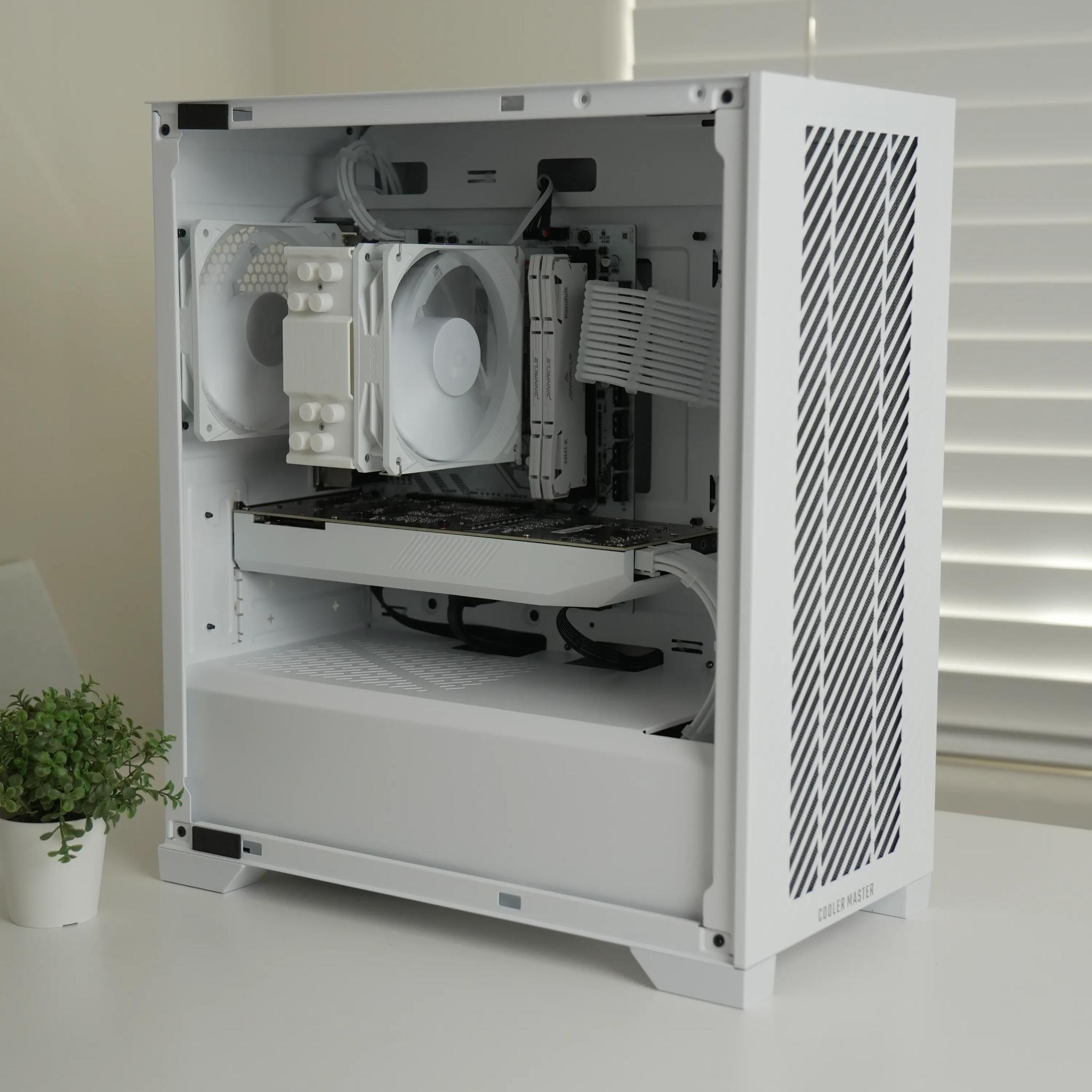 White Beauty Gaming PC | RTX 3070 | Ryzen 5 5600 | 32GB RAM | WIN 11 | WIFI |