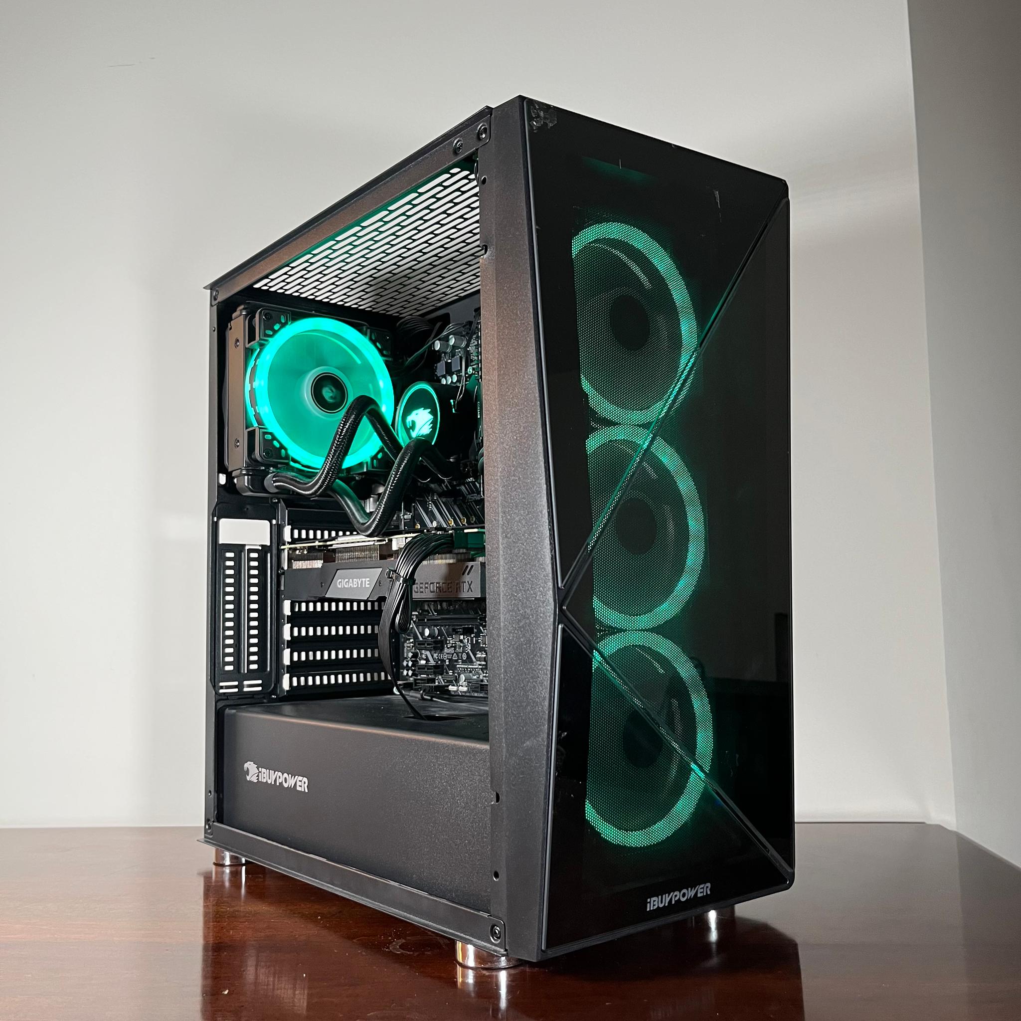 🟢RTX 1440P MONSTER🟢 RTX 2080 SUPER | 32GB RAM | 1.5TB Storage | Liquid Cooled | i7 9700K | Wi-Fi