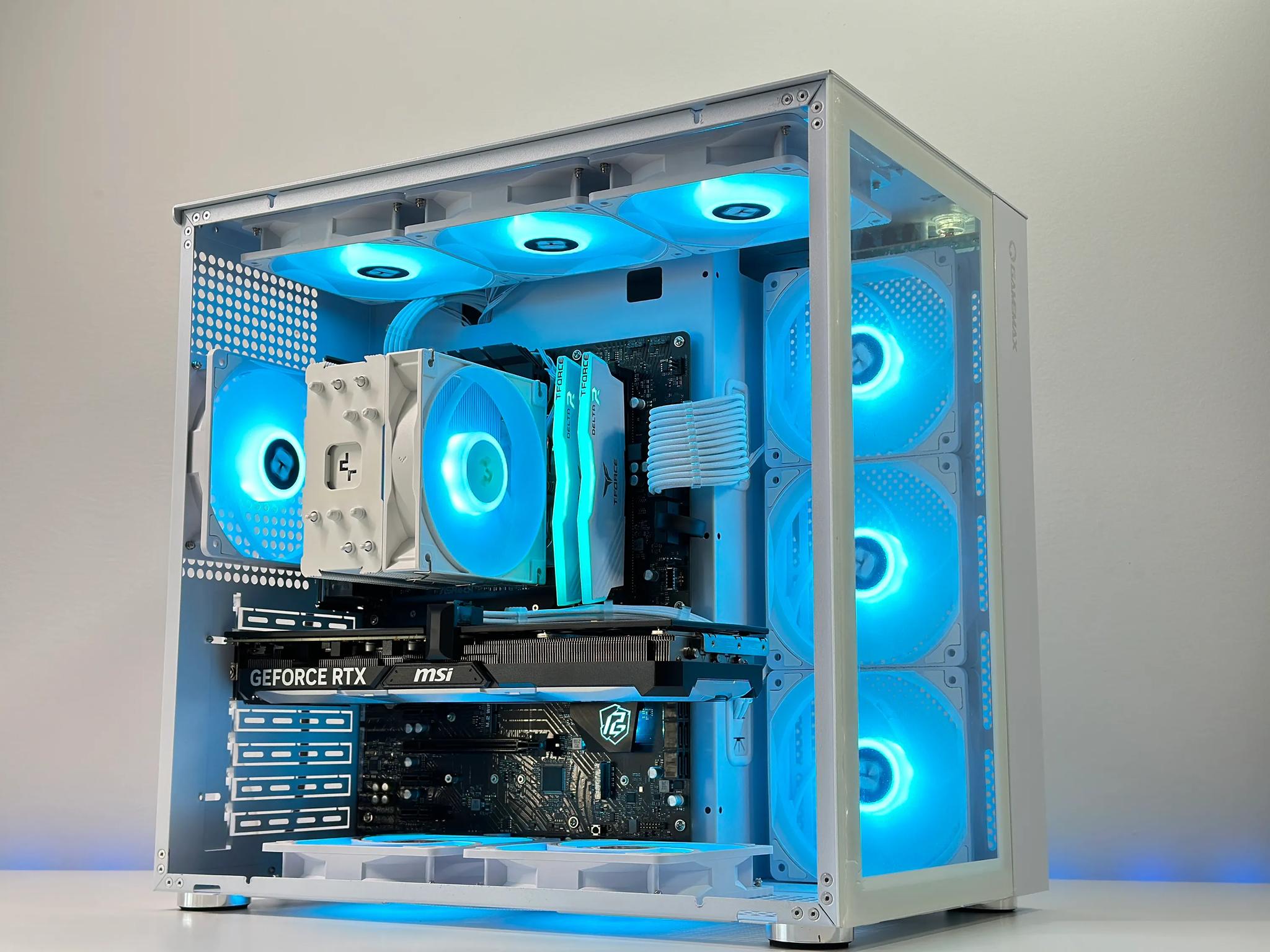 🧊Frozen 🧊Gaming PC❄️Nvidia RTX 4070 12GB❄️Intel 13500T 14Core❄️32GB DDR4❄️1TB NVME