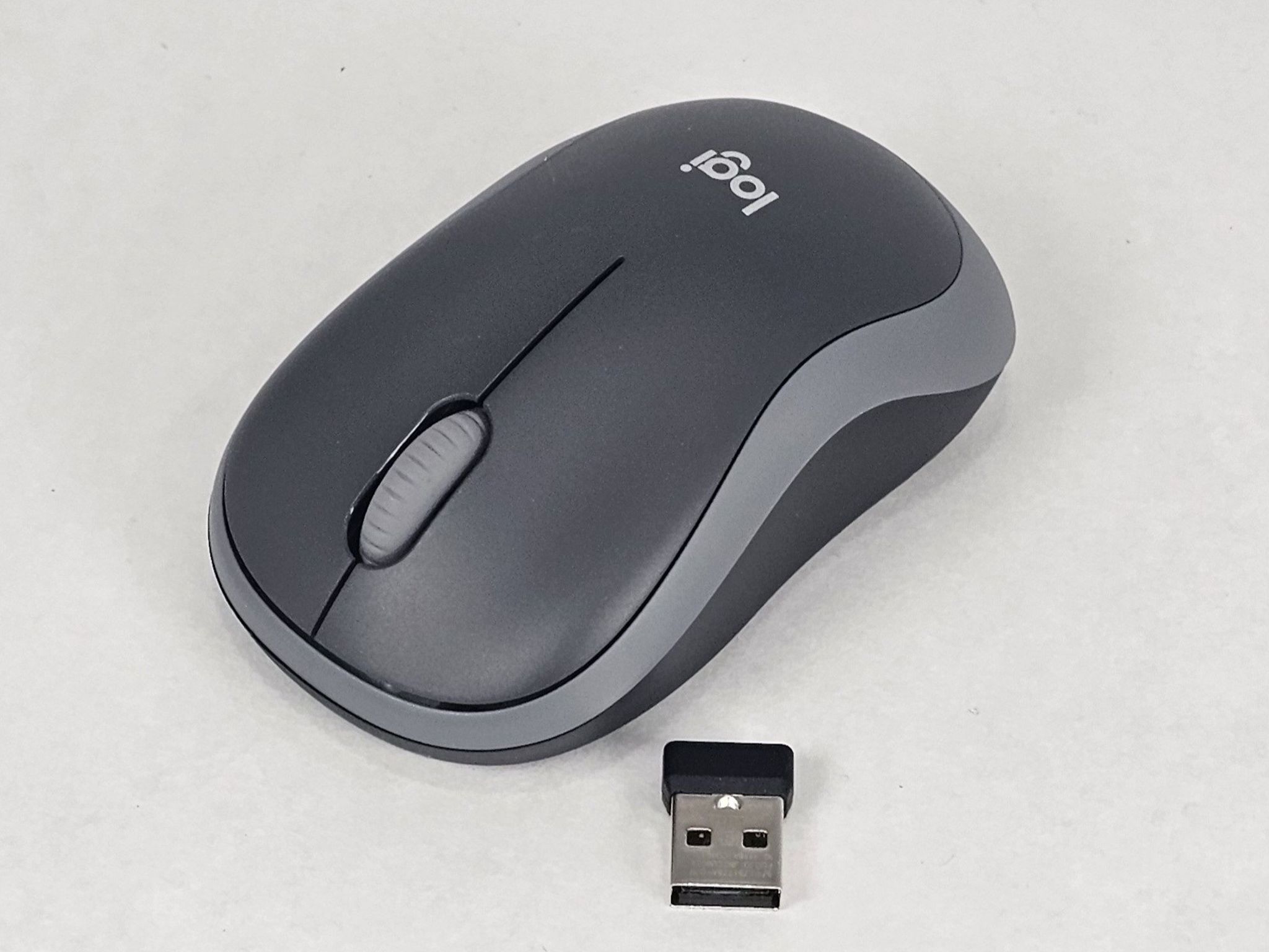Logitech M185 Wireless Mouse - Grey/Black