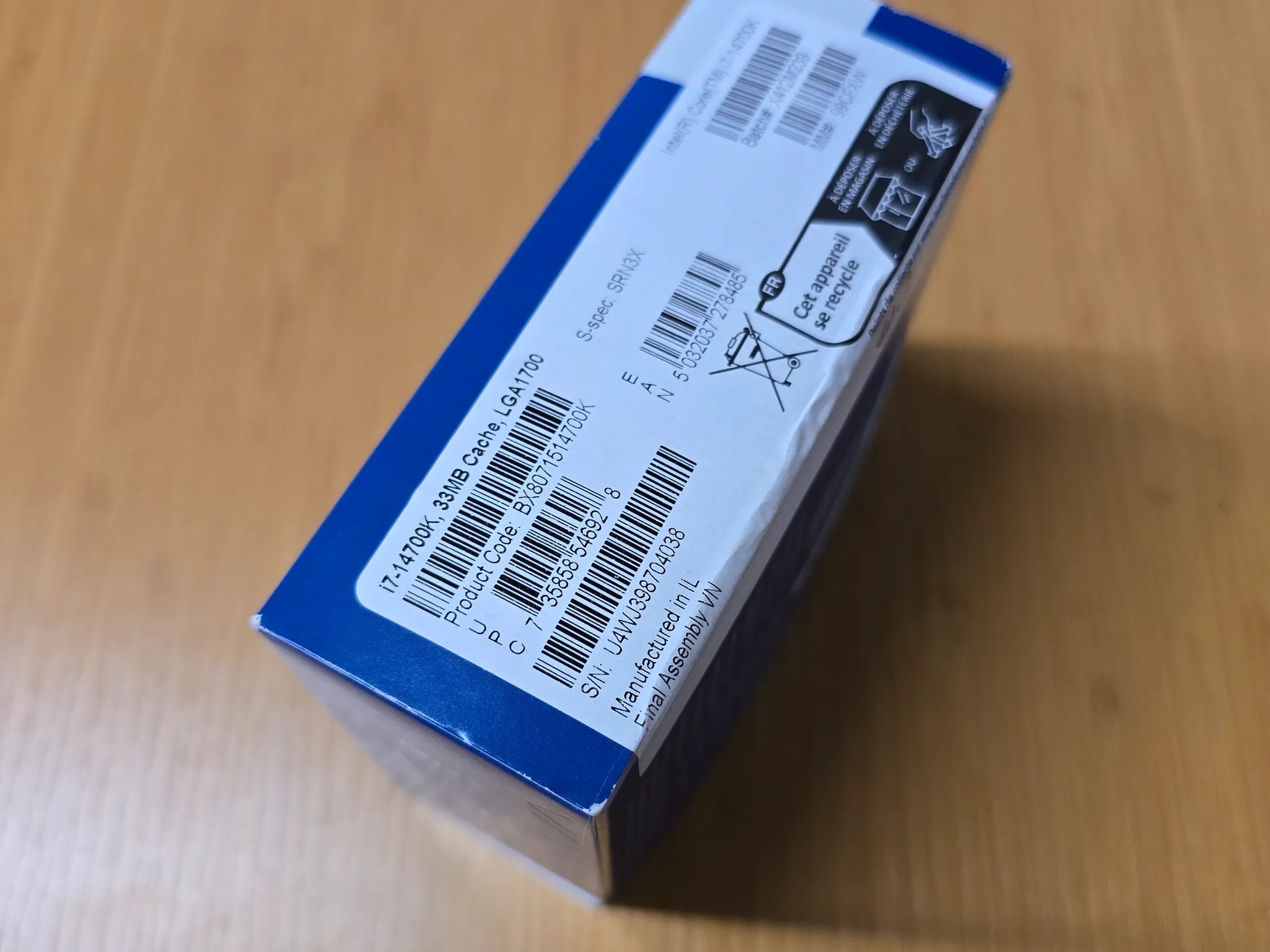 Intel Core i7-14700K w/ Original Box