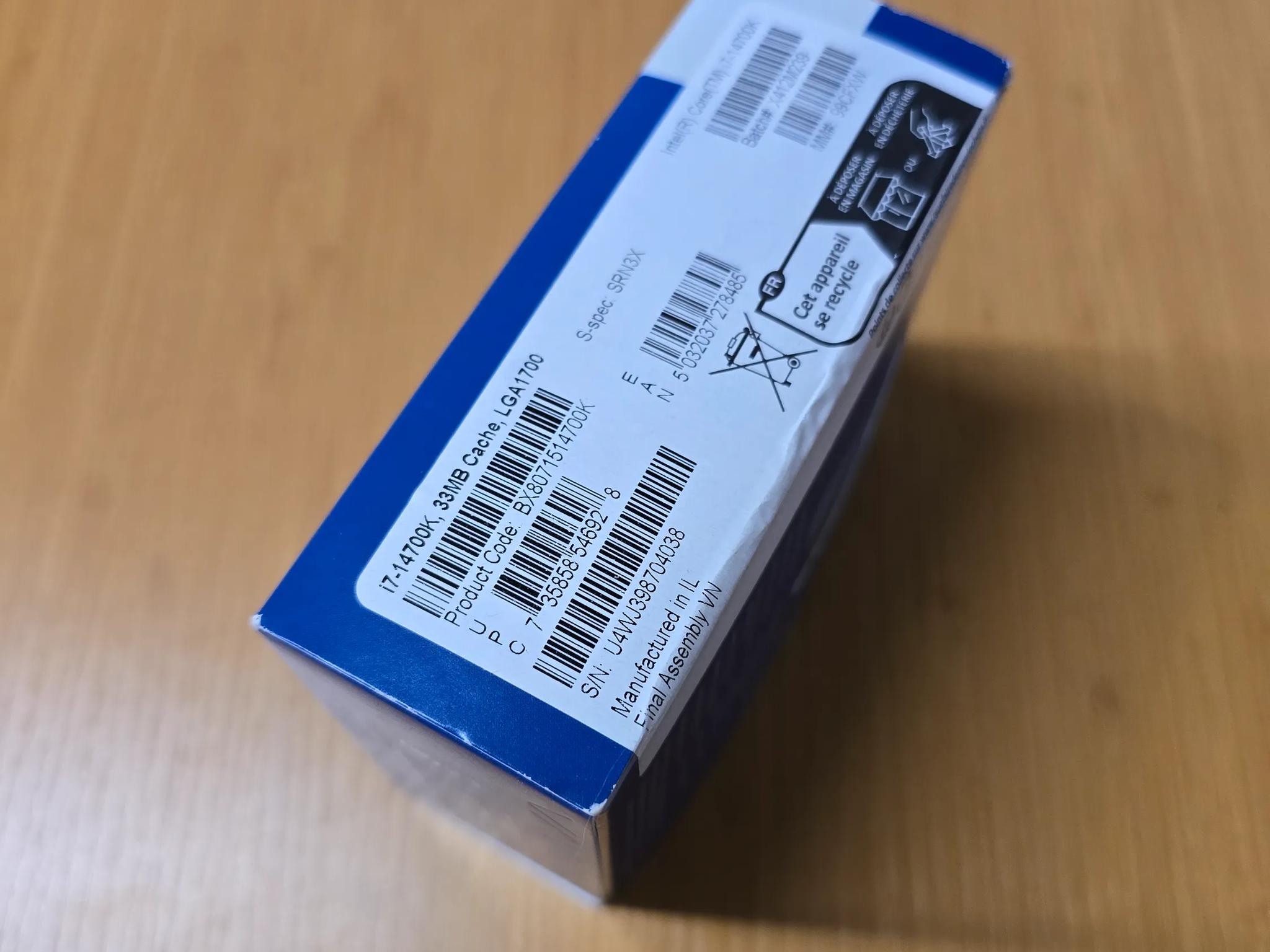 Intel Core i7-14700K w/ Original Box