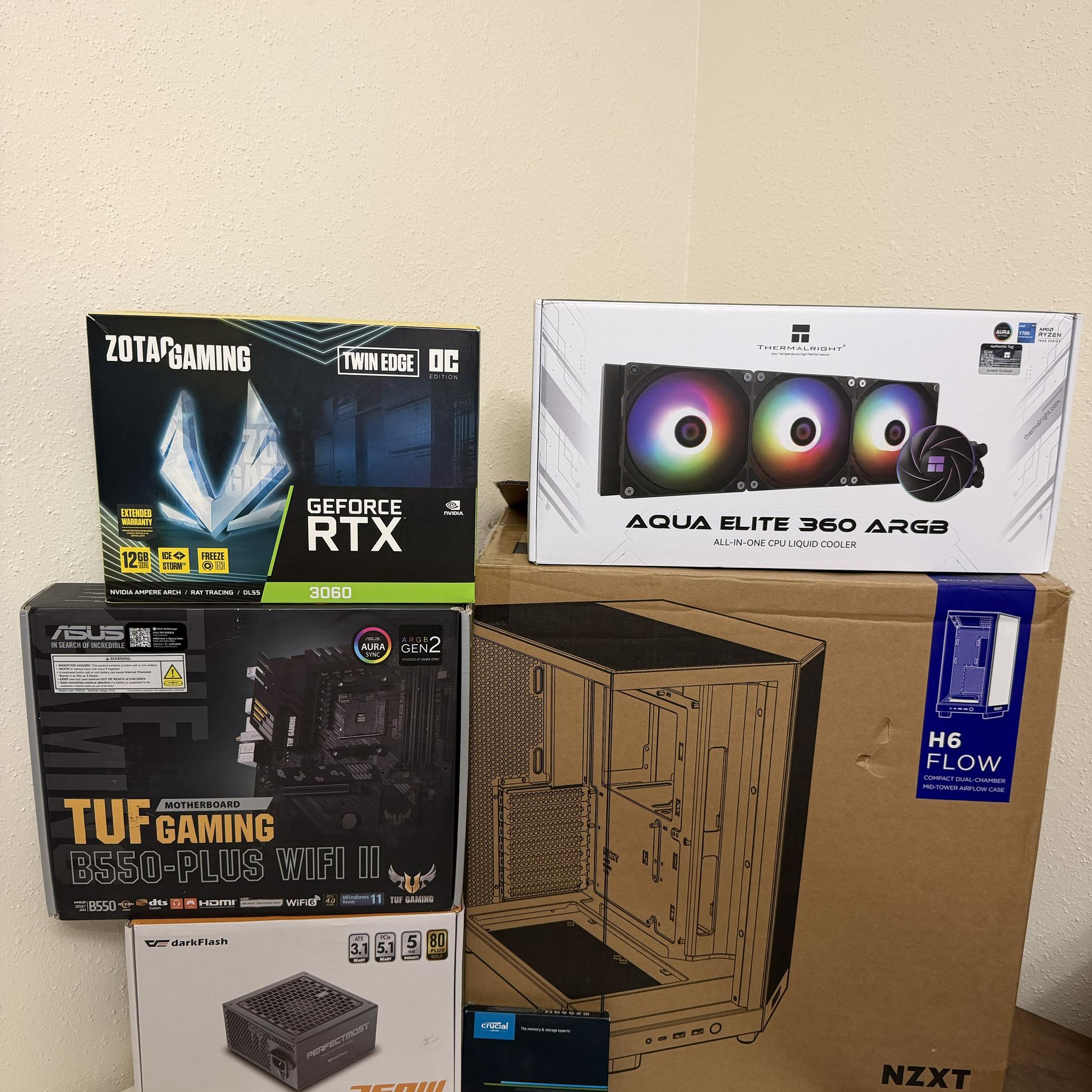 "Dark Star" Ryzen 5 5600, RTX 3060 12GB, 32GB DDR4-3600, 1TB SSD