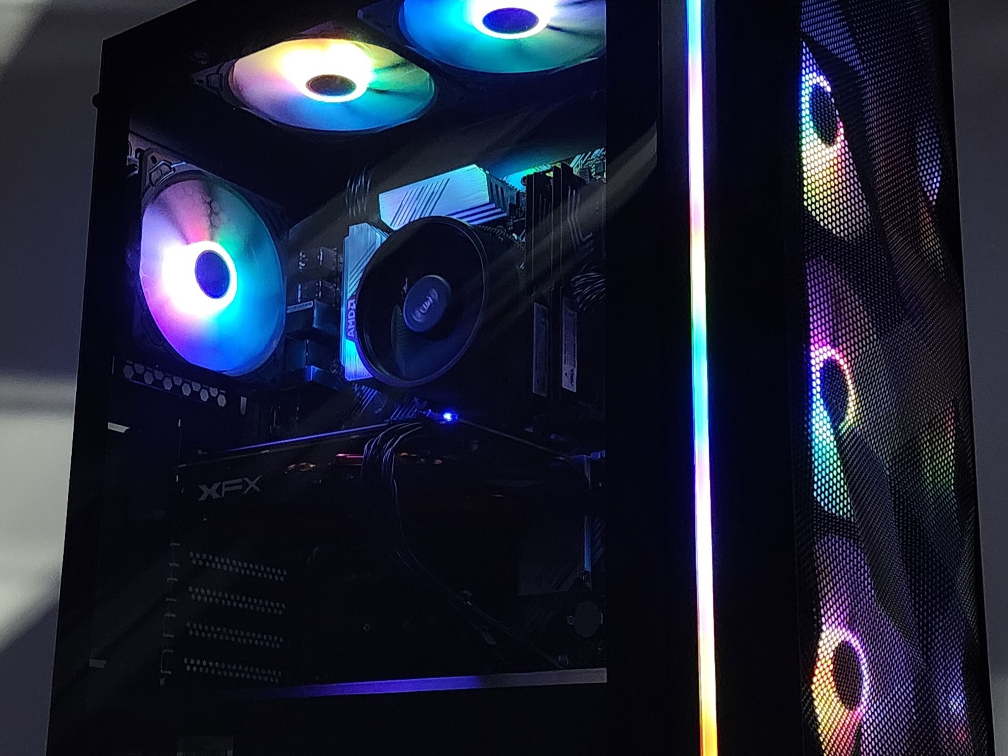 Gaming PC Ryzen 5 5500 16GB RAM 256GB SSD RX 580 8GB Windows 11 Computer