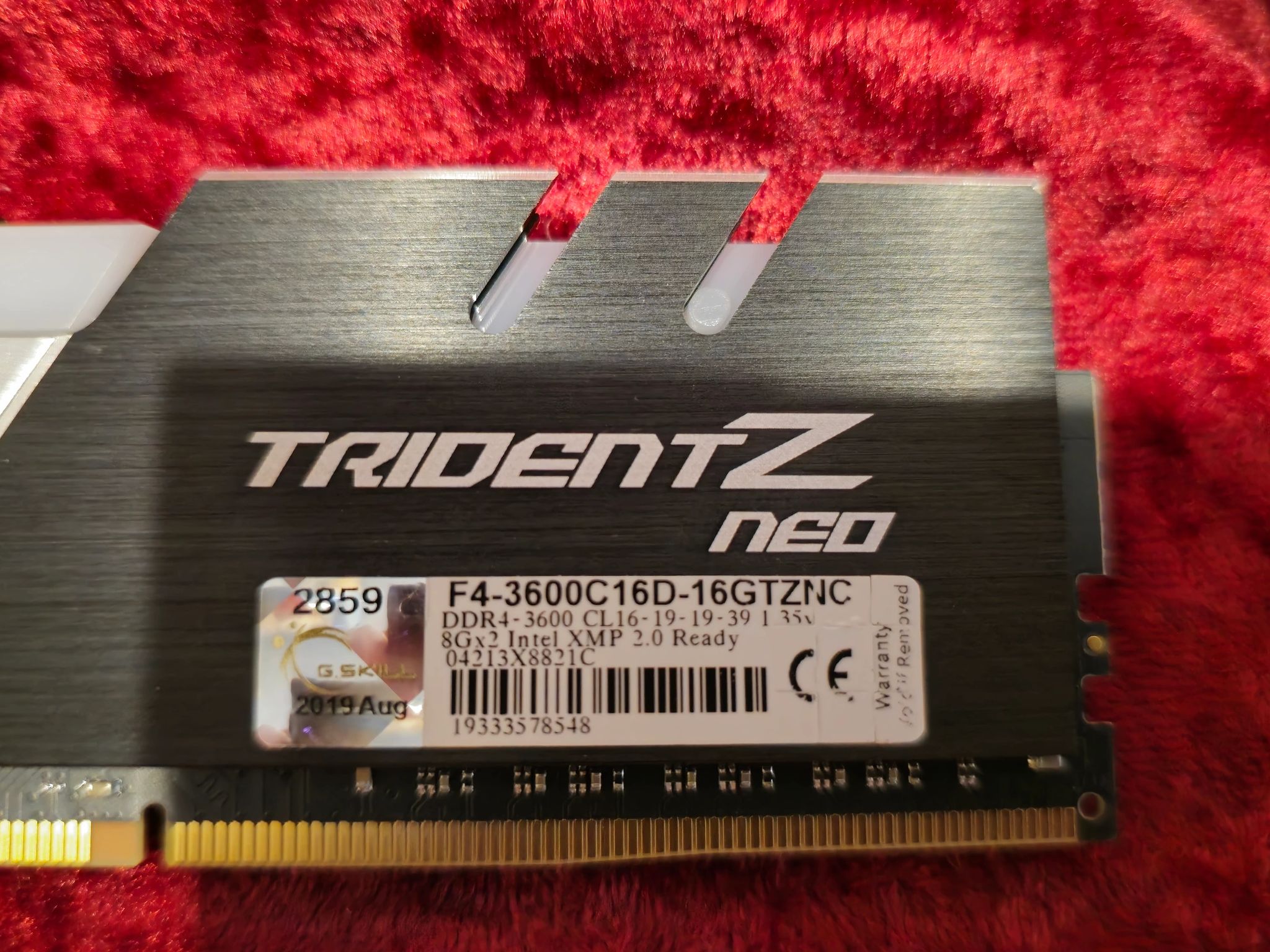 G Skill TridentZ Neo RGB DDR4 16GB (2X8GB)