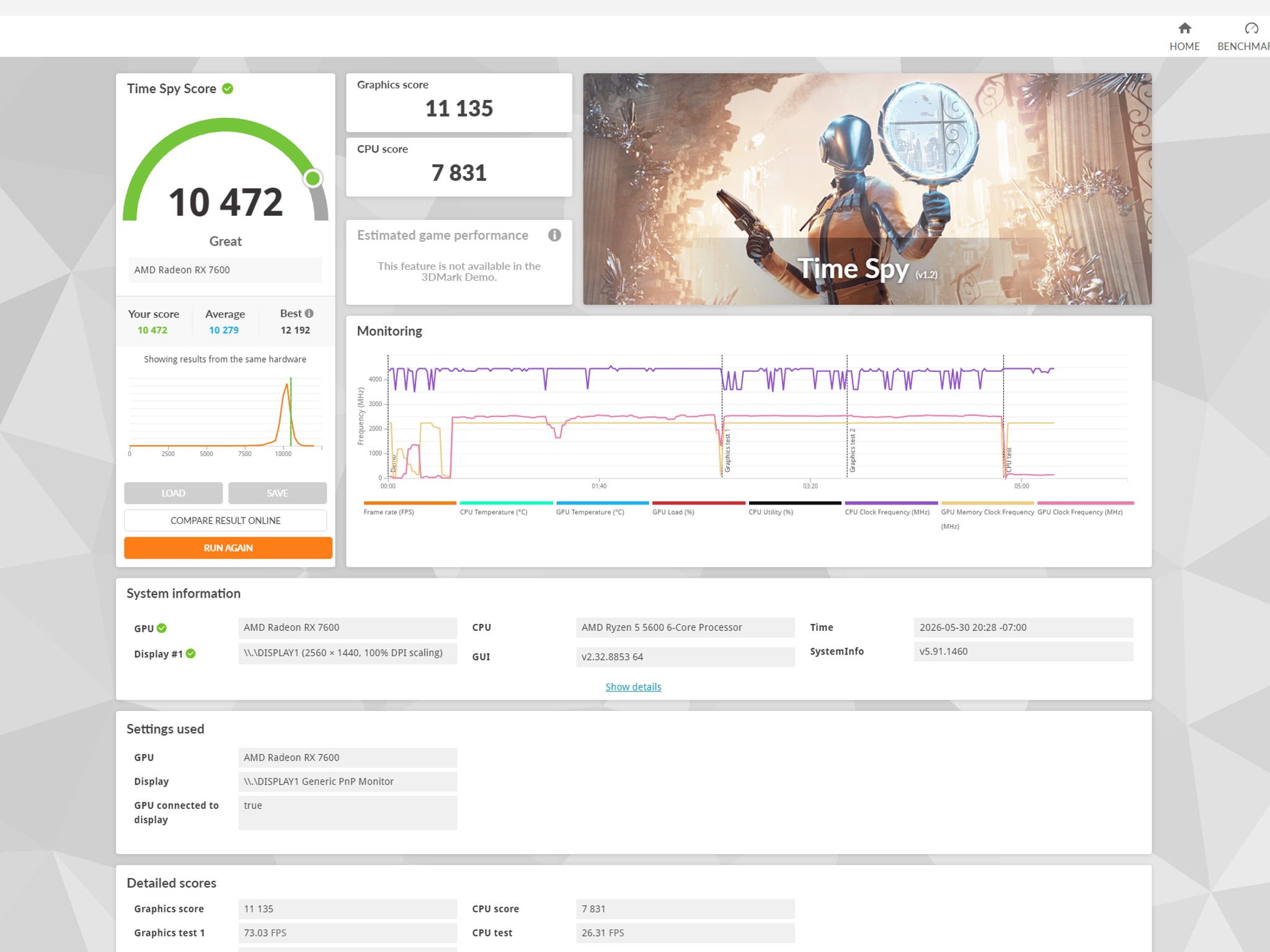 🖥️ Gaming PC 🖥️ Ryzen 5 5600 + RX 7600 | 16GB RAM | 1TB NVMe SSD
