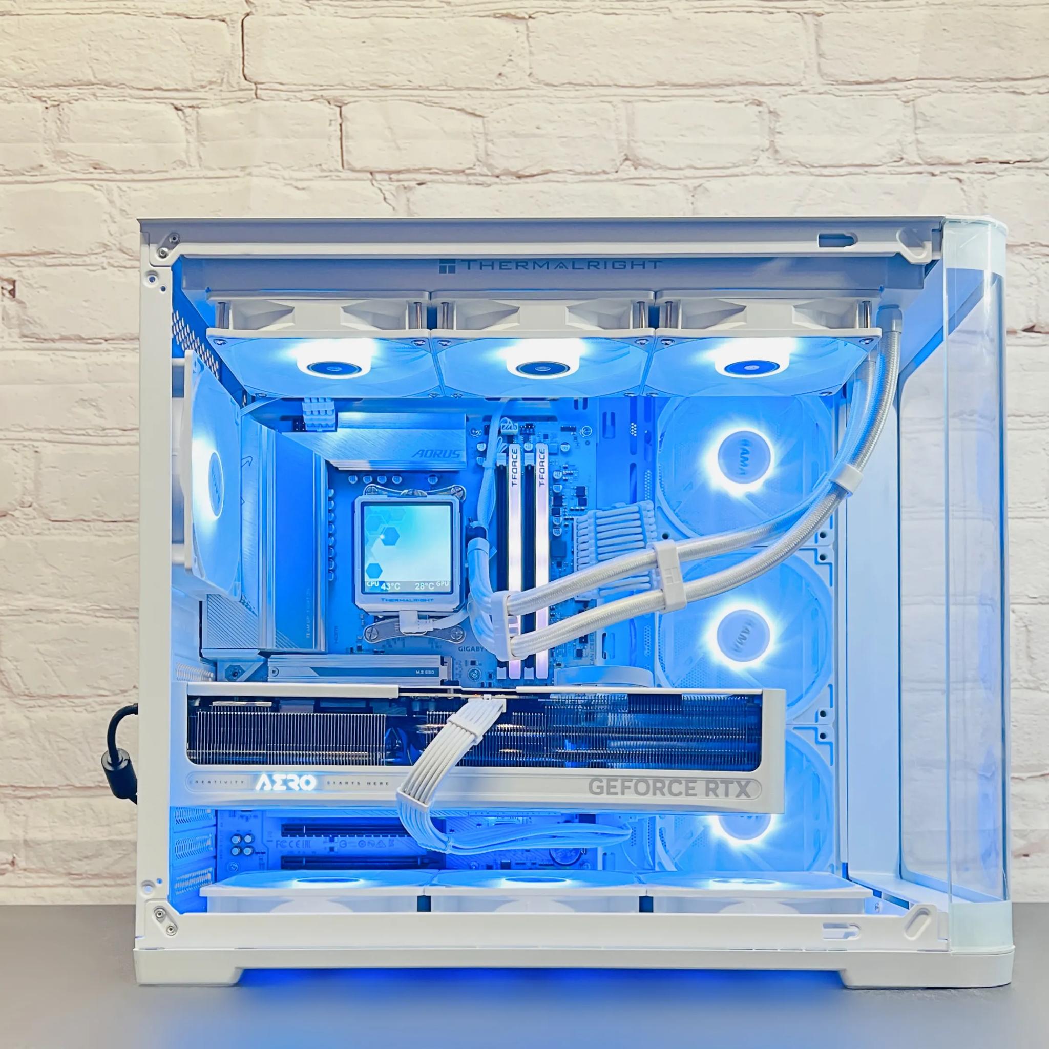 RTX 5070 TI AERO Ryzen 7 7800X3D 32GB DDR5 RAM 2TB SSD M.2 WIN 11 PRO Gaming PC 🤯