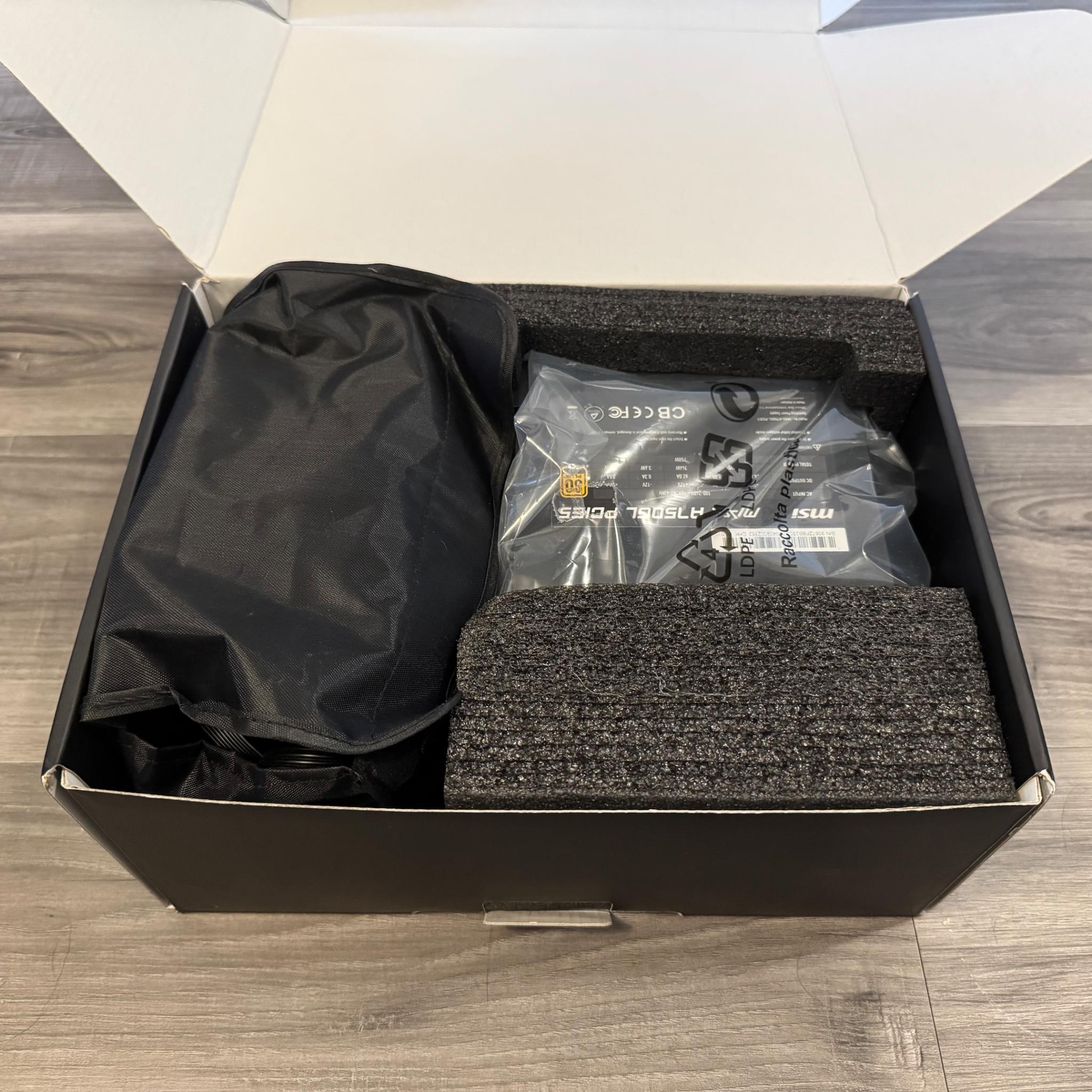 MSI A750GL PCIE5 750w Power Supply