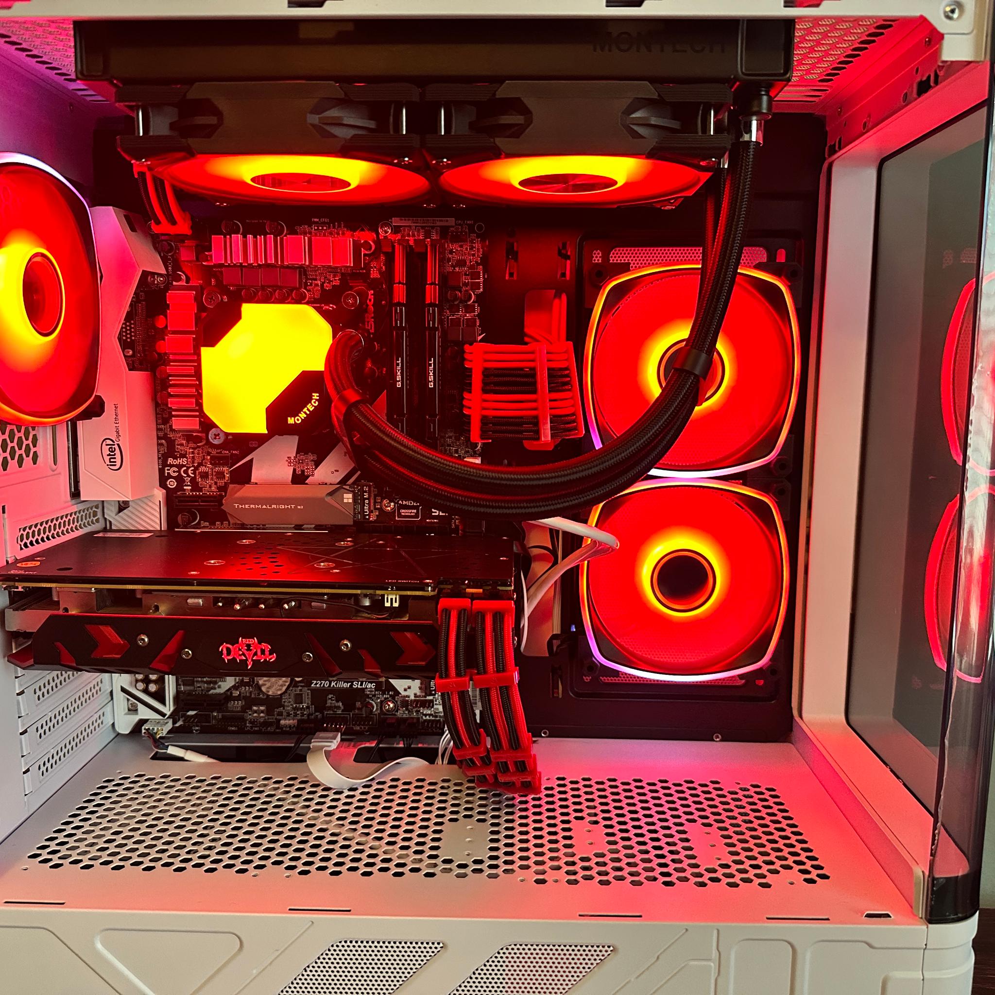 DEADPOOL | i5-7600k | Rx-580 Red Devil | 32GB DDR4 | 512GB NVME & 1TB HD | Win 11 | WIFI | FREE GIFT