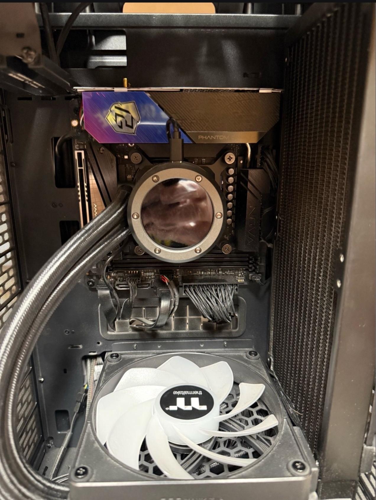 Custom Gaming PC Build SFF Intel Core Ultra 9 285K ASRock Z890I Nova WiFi7 SF750 Platinum