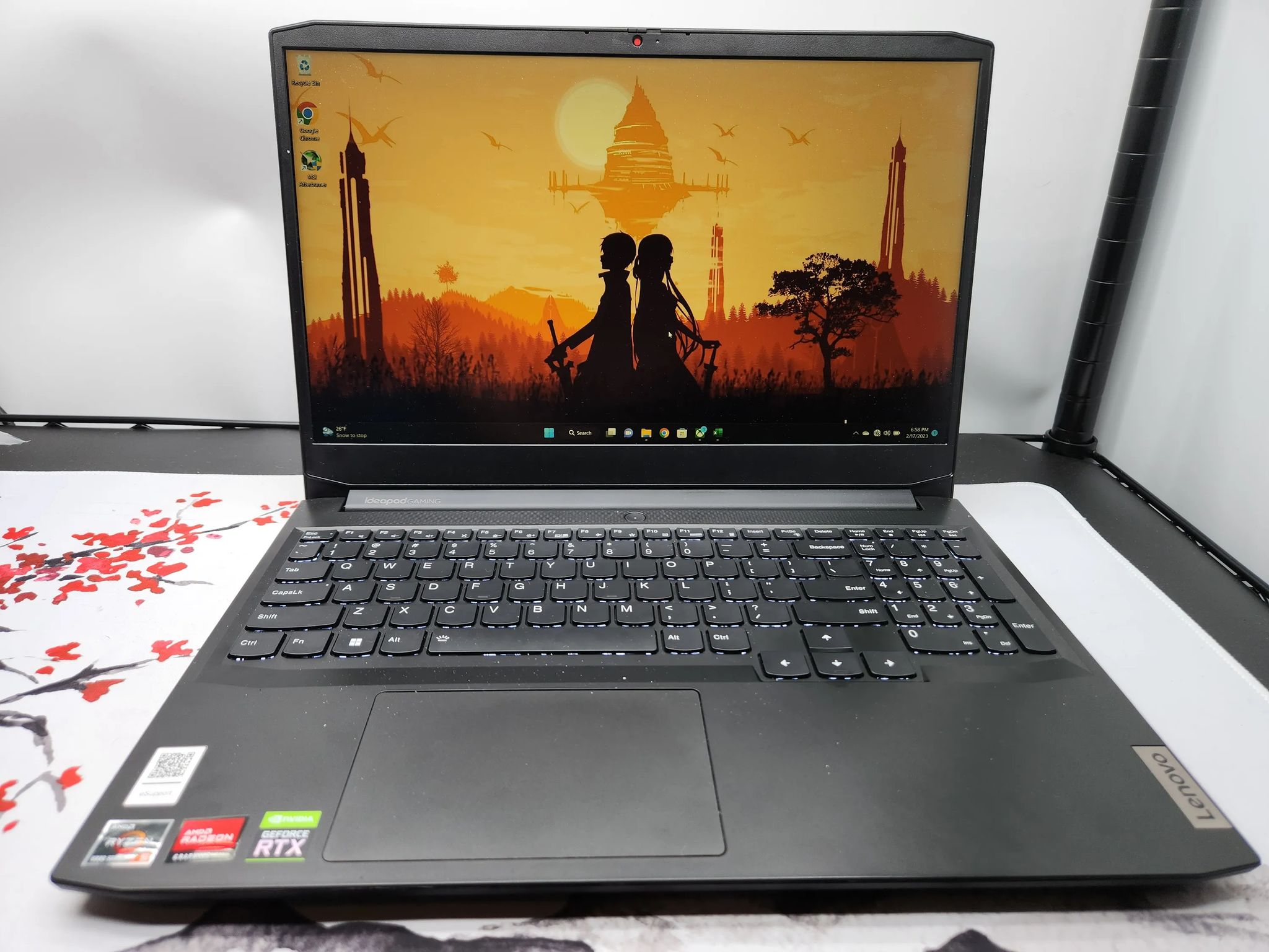 Lenovo Ideapad Gaming 3 15.6" FHD Laptop - Ryzen 5 5600H/ 16GB DDR4/ 512GB SSD/ RTX3050 