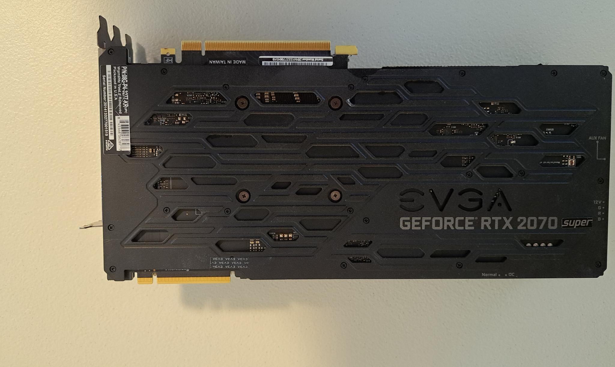 : EVGA GeForce RTX 2070 SUPER FTW3 ULTRA, OVERCLOCKED
