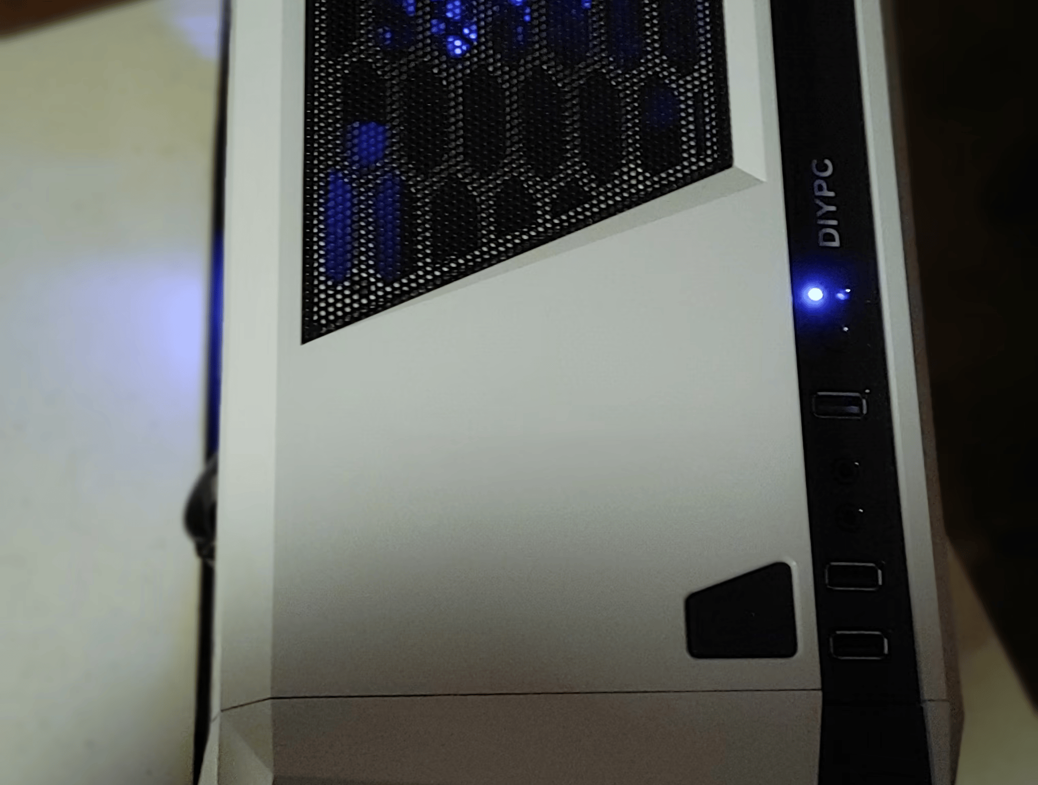 Sleek White Gaming PC