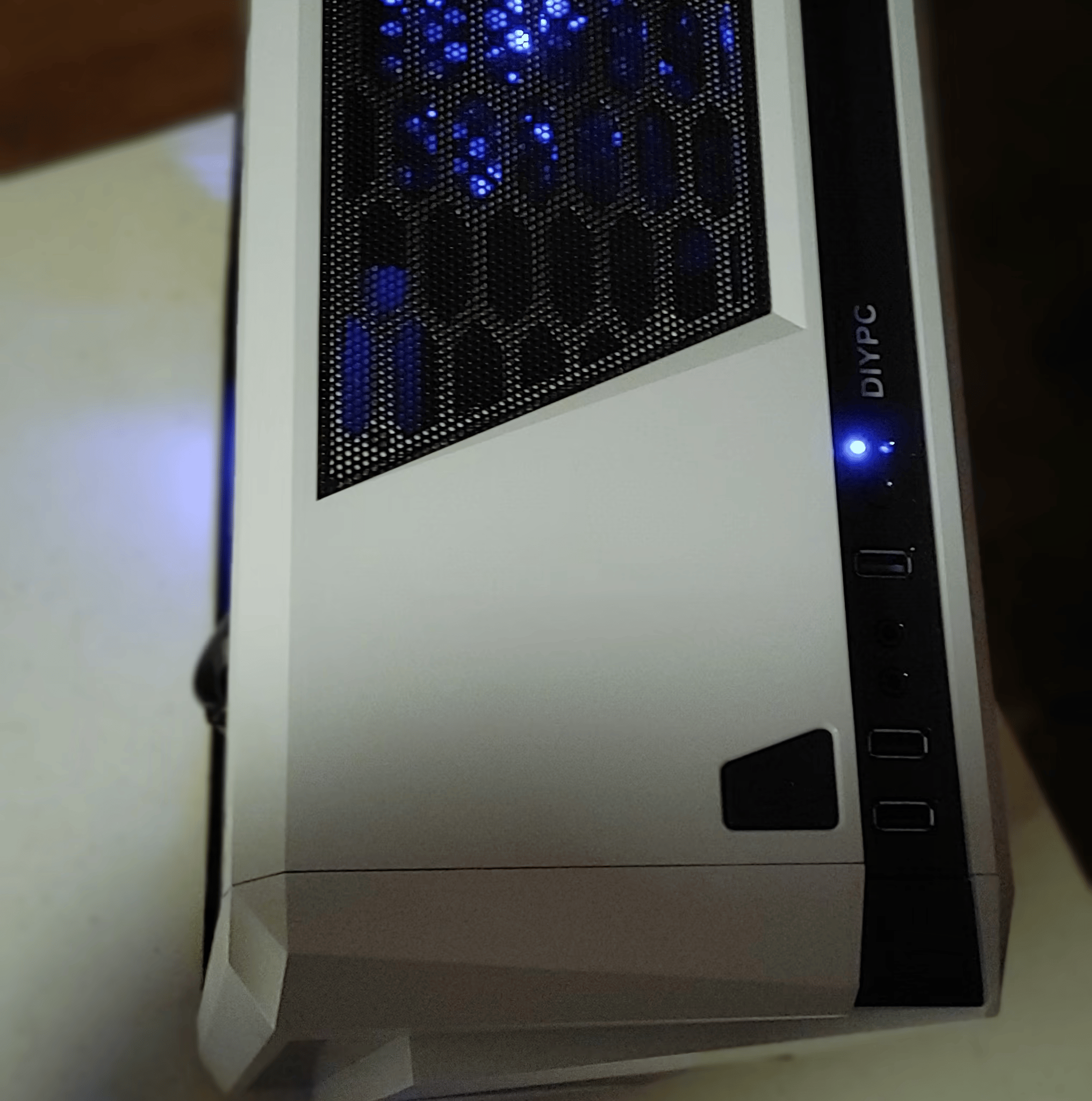 Sleek White Gaming PC