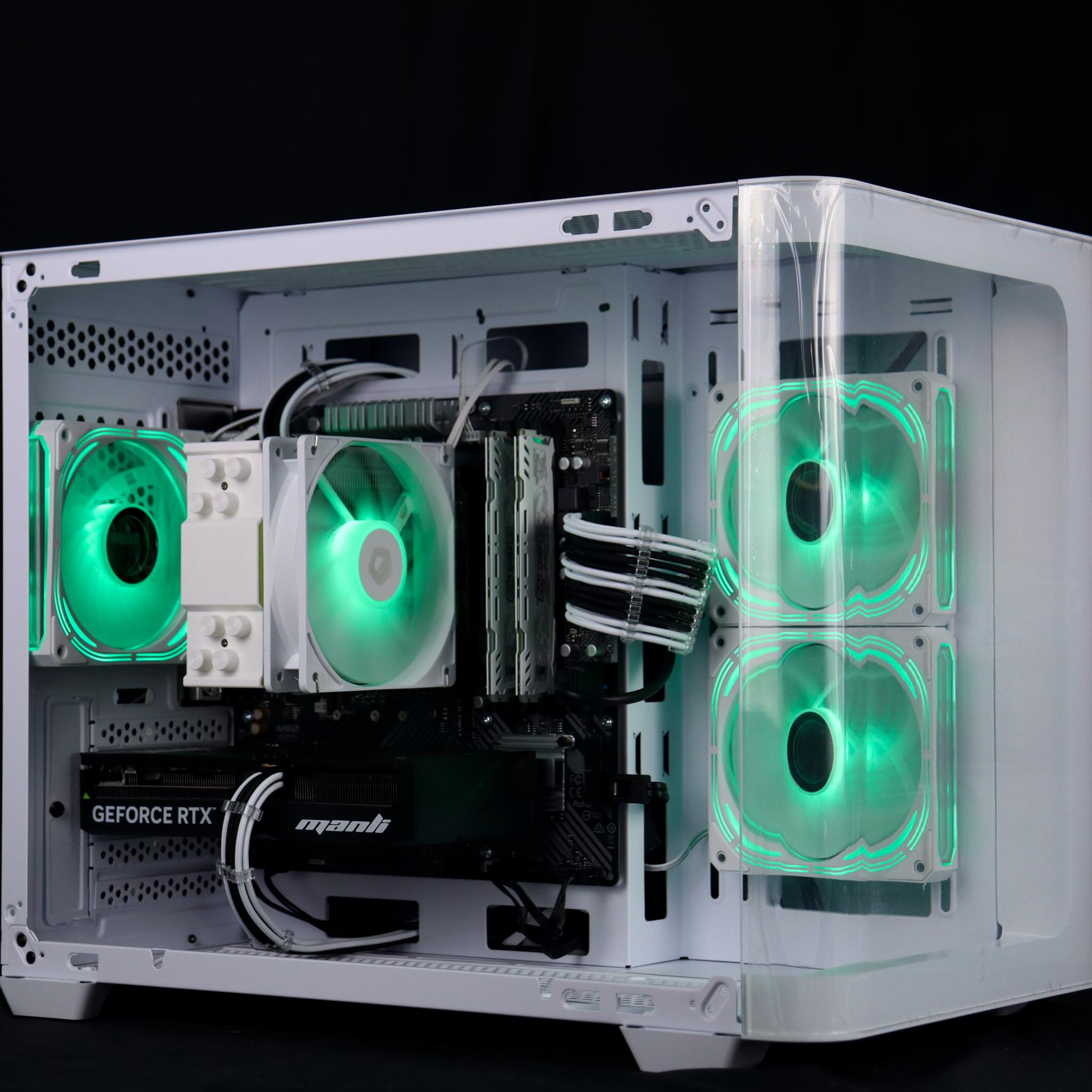 🧊❄️🧊 White Gaming PC – RTX 5060, Ryzen 5 5600, 16GB RAM, 1TB SSD - WiFi 🧊❄️🧊