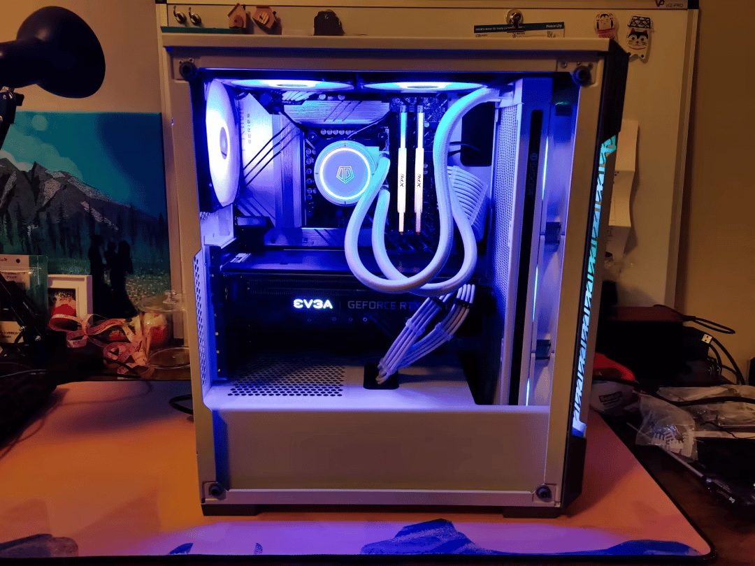 稜鏡 Ryōkyō | White 12600K + 3070 Ti Gaming PC