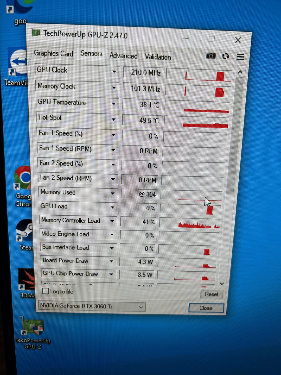 EVGA GeForce RTX 3060 Ti 8 GB FTW3 ULTRA (FHR)