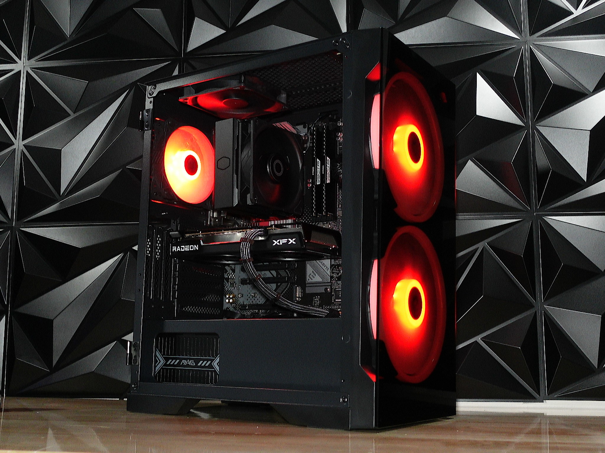 🔥🟤RX 6600 Gaming PC | Ryzen 5 5600XT | 16GB DDR4-3200 | AIR | 1TB M.2 SSD | RGB | WiFi 🚀