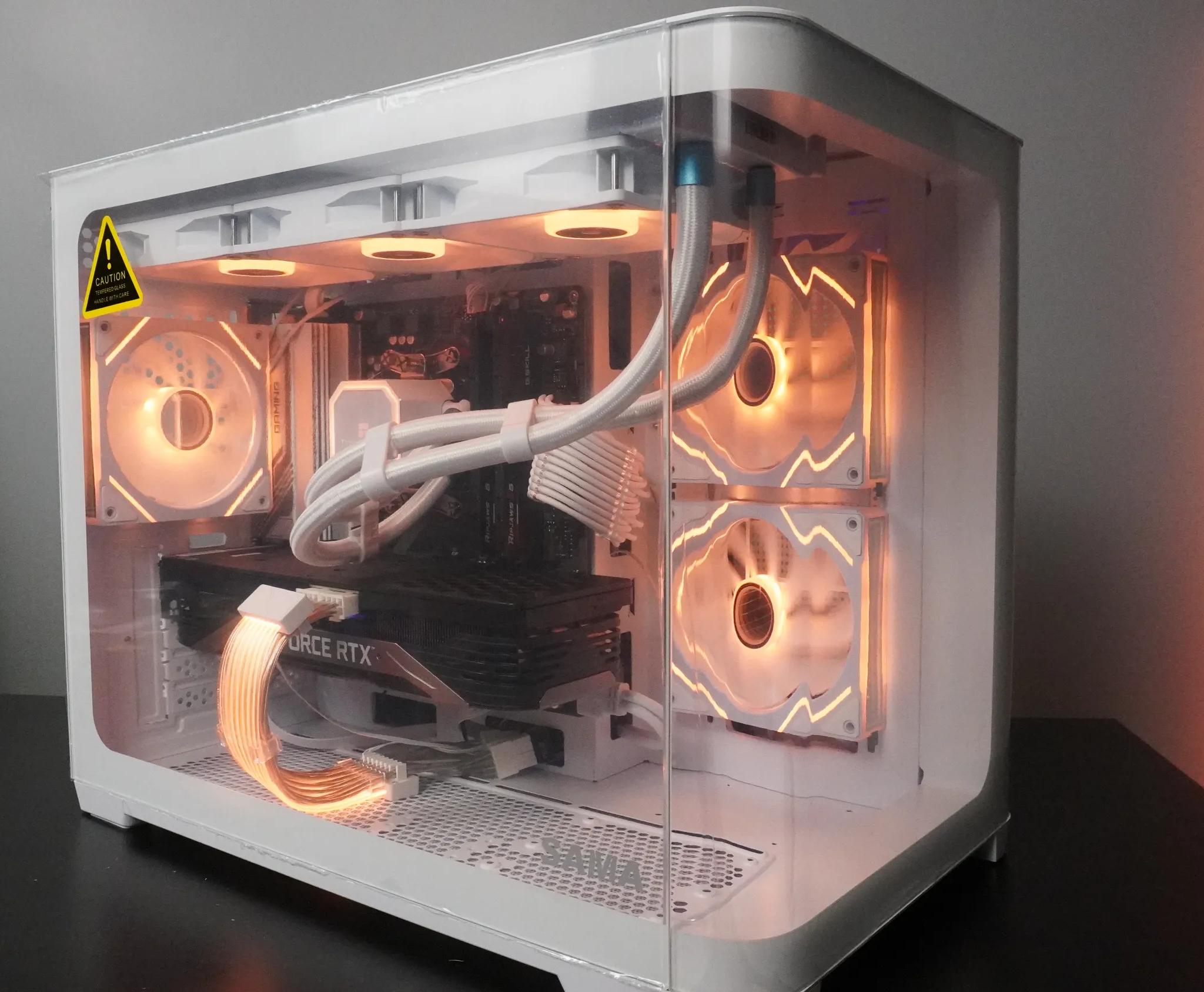 🤍AESTHETIC🤍 UPGRADE-PATH 1440p/1080p MACHINE 💚RTX 3070 🧡 Ryzen 5 7500F | 1TB NVME | 32GB | WIFI