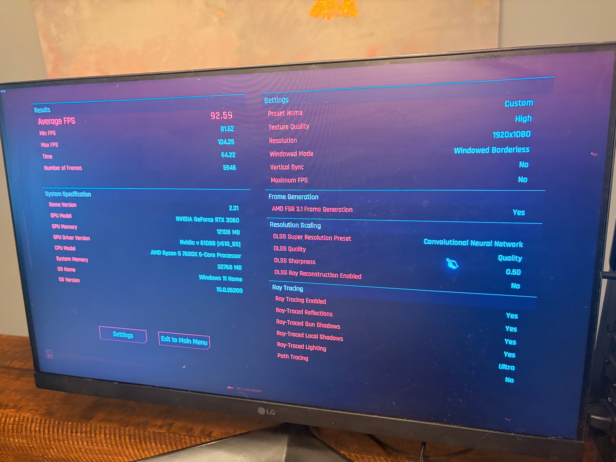 GeForce RTX 3060 Custom Gaming PC - Ryzen 5 7600X, 32GB RAM, 1TB NVMe SSD