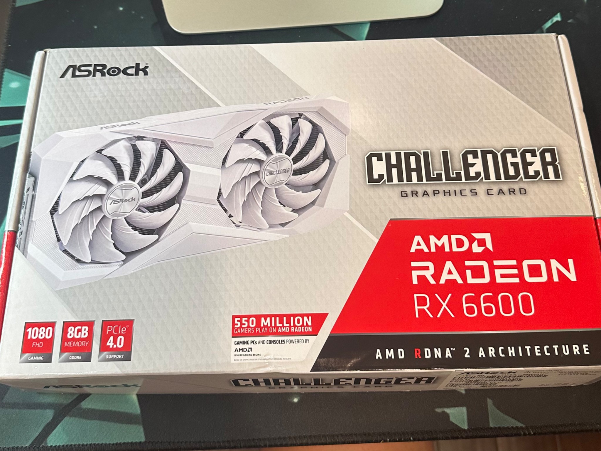 ASRock AMD Radeon RX 6600 Challenger White 8GB