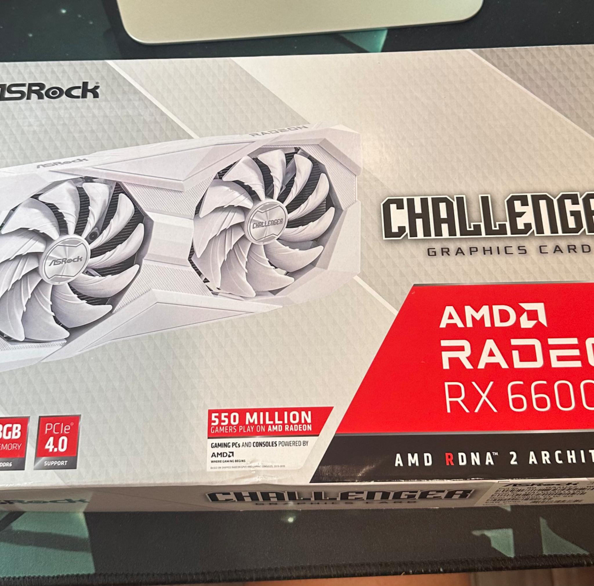 ASRock AMD Radeon RX 6600 Challenger White 8GB