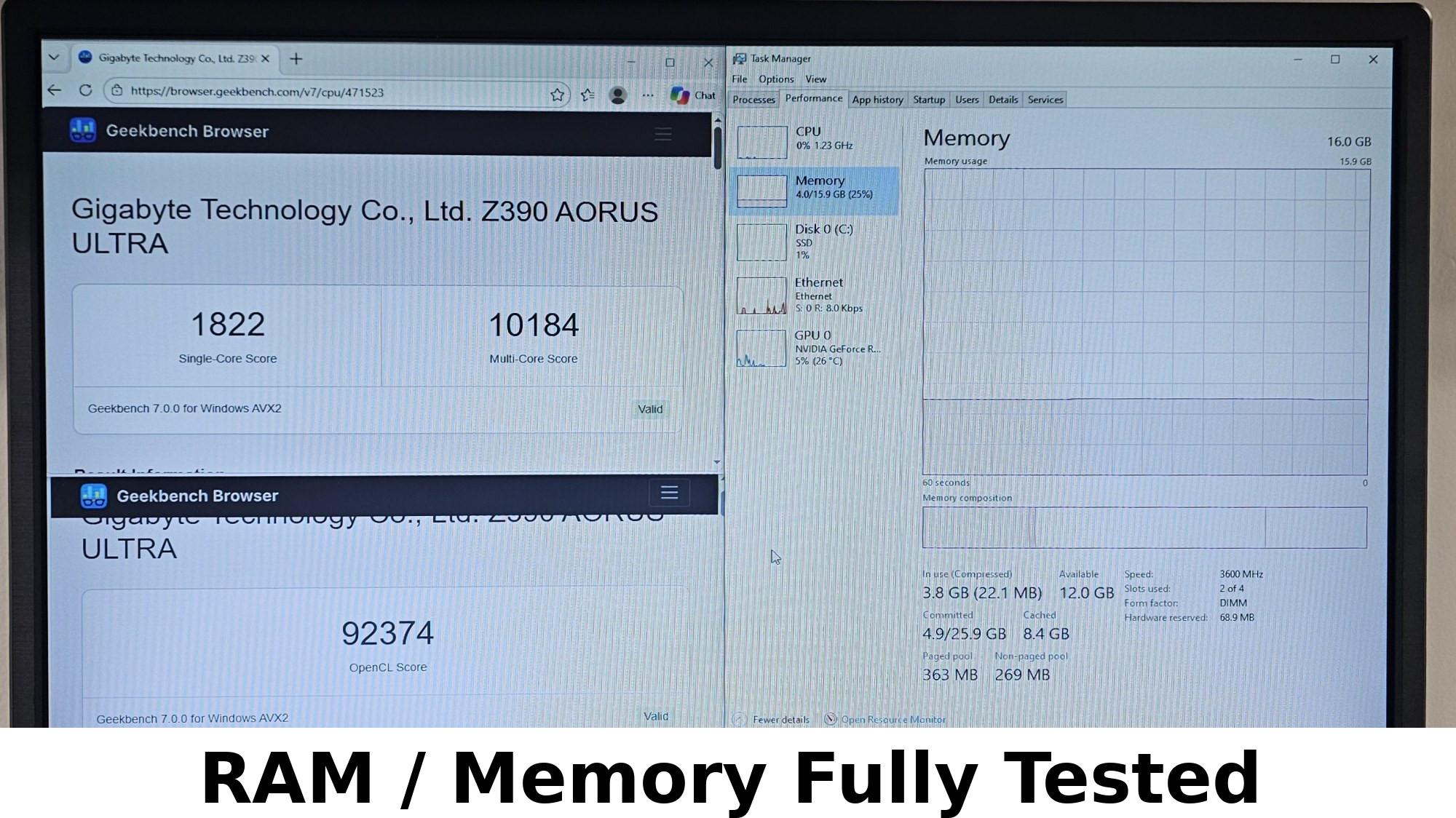 16GB DDR4 (2x8GB) CL18 3600MT/s G.Skill Trident Z RGB