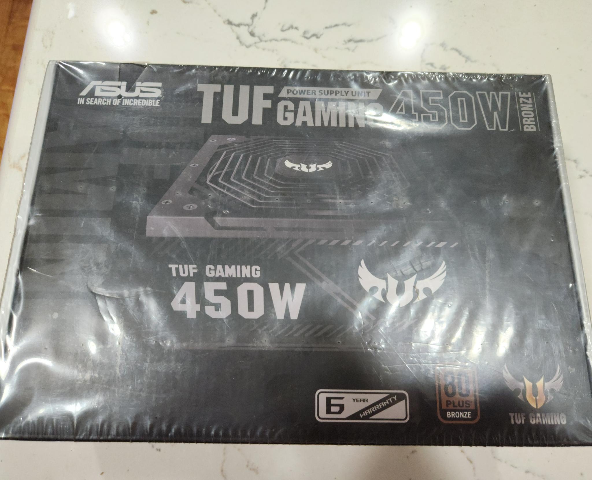 NIB ASUS TUF GAMING 450W BRONZE PSU NEW IN BOX