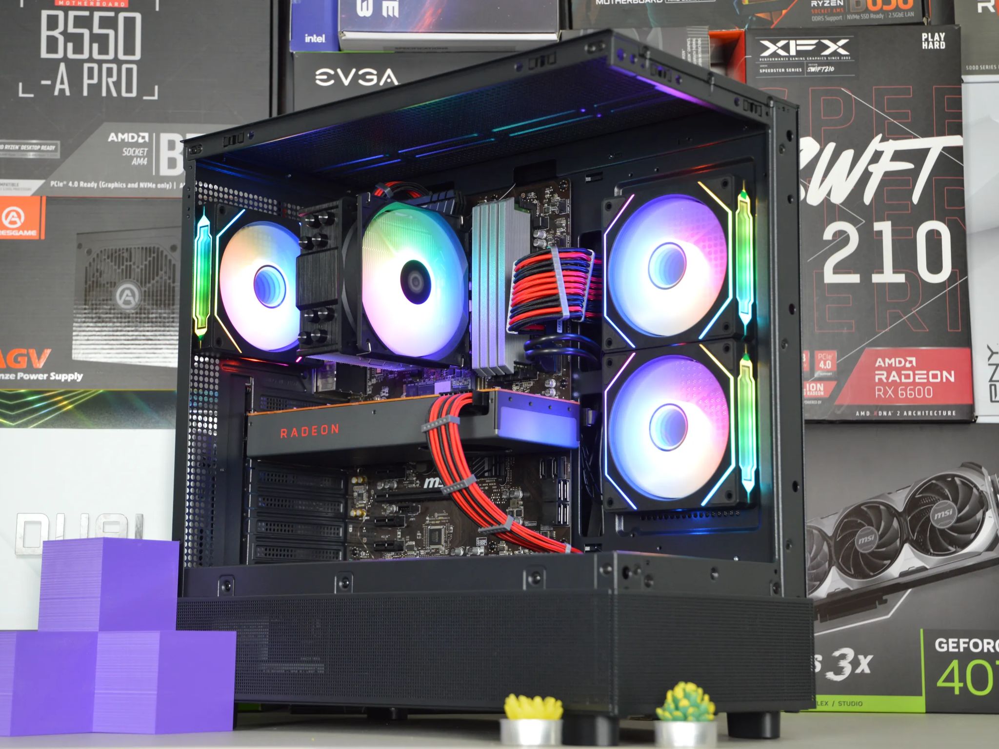 ❤️◻️| RX 5700 8GB | INTEL I7-8700K | 32GB DDR4 RAM | 1TB NVME SSD | Crimson Metal |