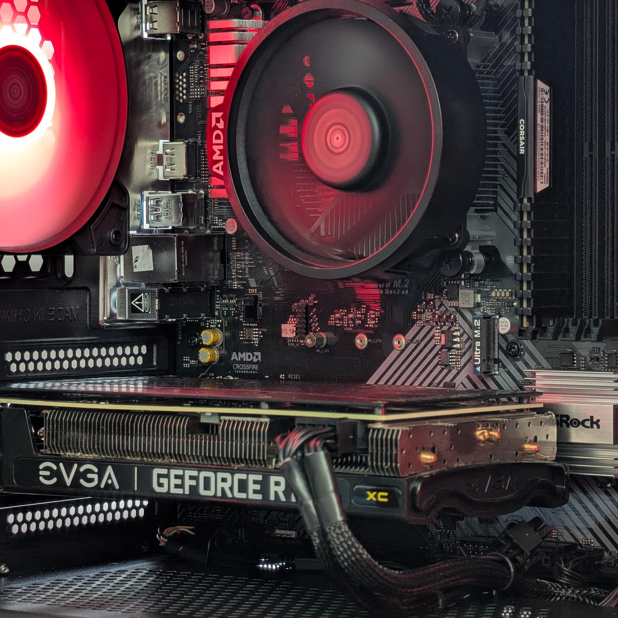 ❤️🖤Ryzen 5 5500 | RTX 3060 12GB | 16B DDR4 | Gaming PC🖤❤️