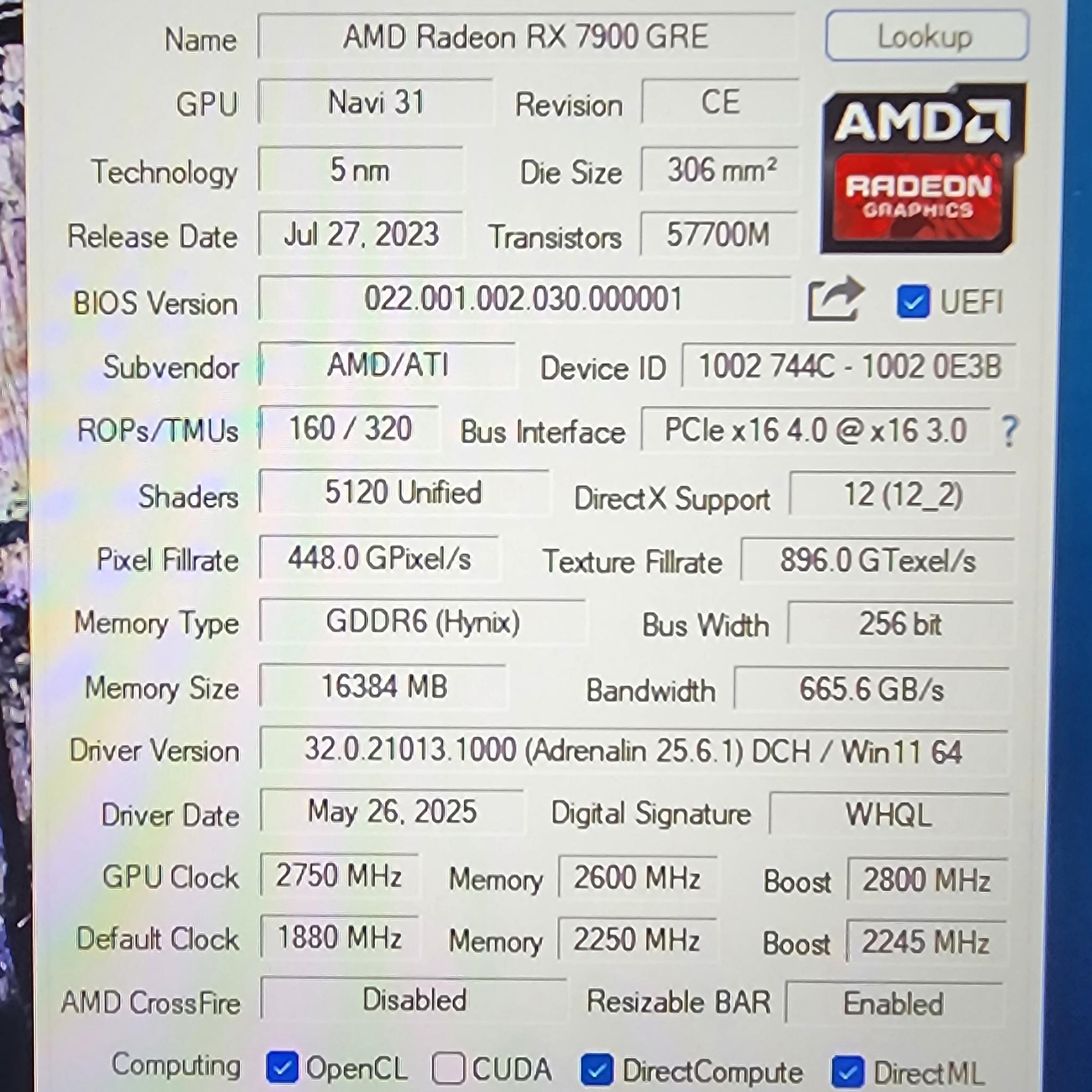 Gaming PC AMD Ryzen7 5700X AMD RX 7900 GRE 16GB
