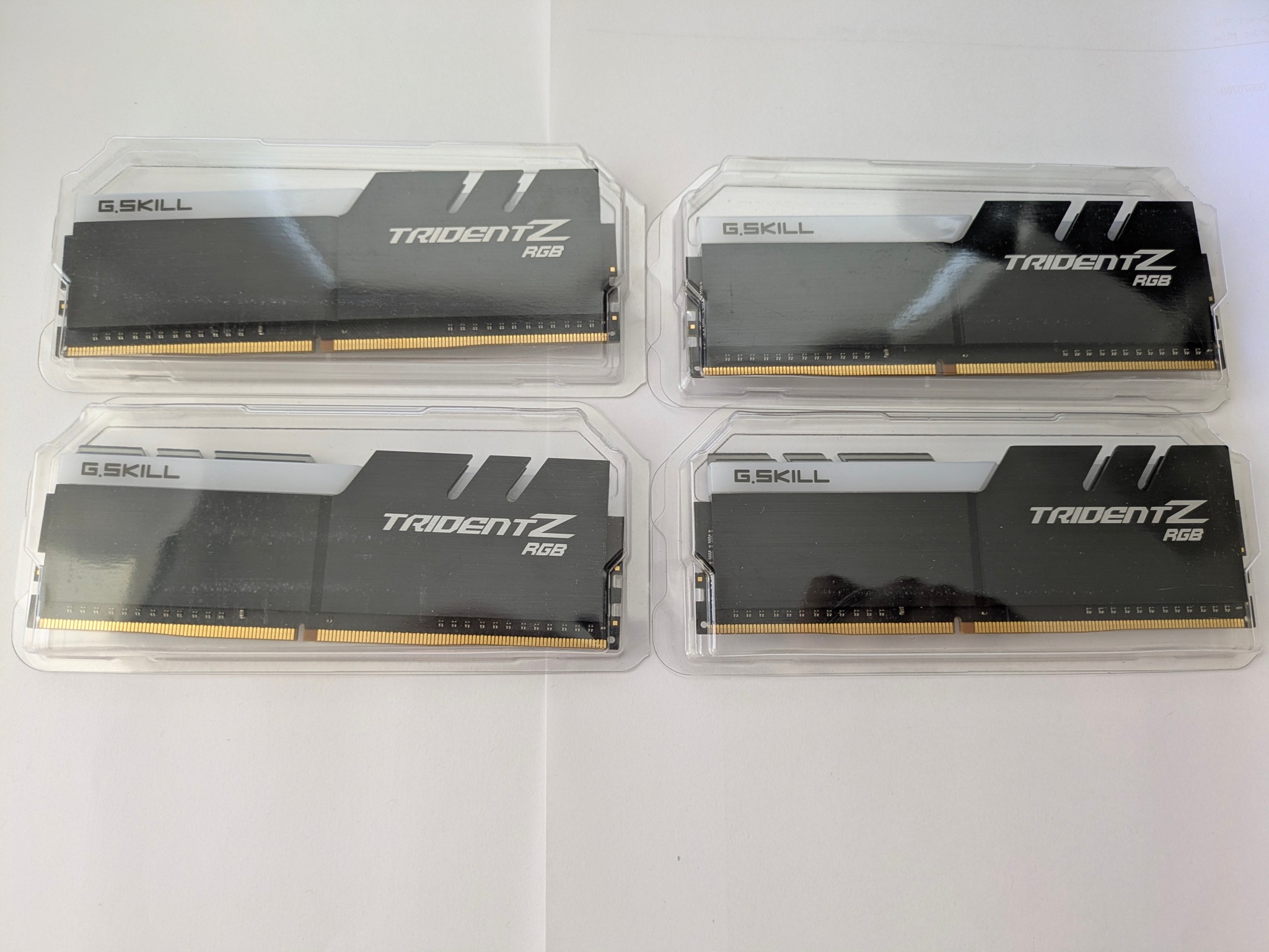 G.Skill TridentZ RGB 32GB (4x8GB) DDR4-4000 CL17 - Confirmed B-Die