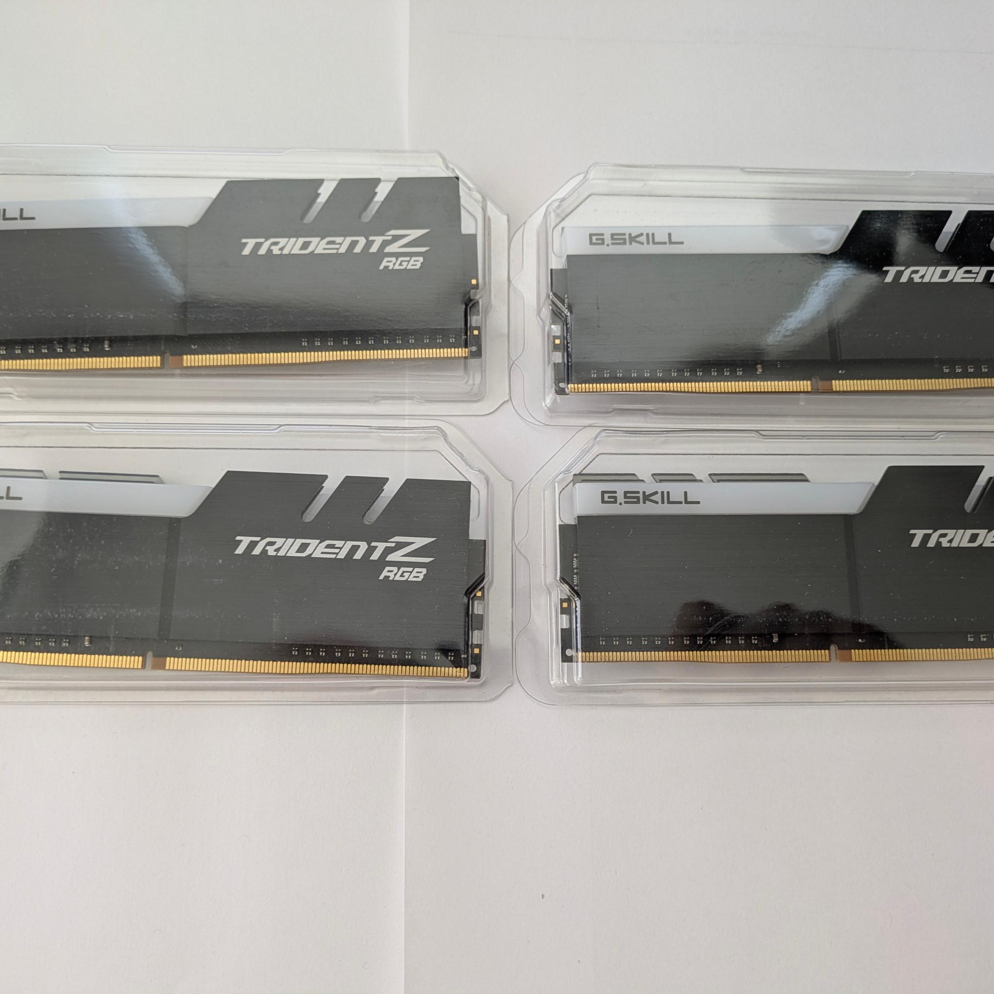 G.Skill TridentZ RGB 32GB (4x8GB) DDR4-4000 CL17 - Confirmed B-Die