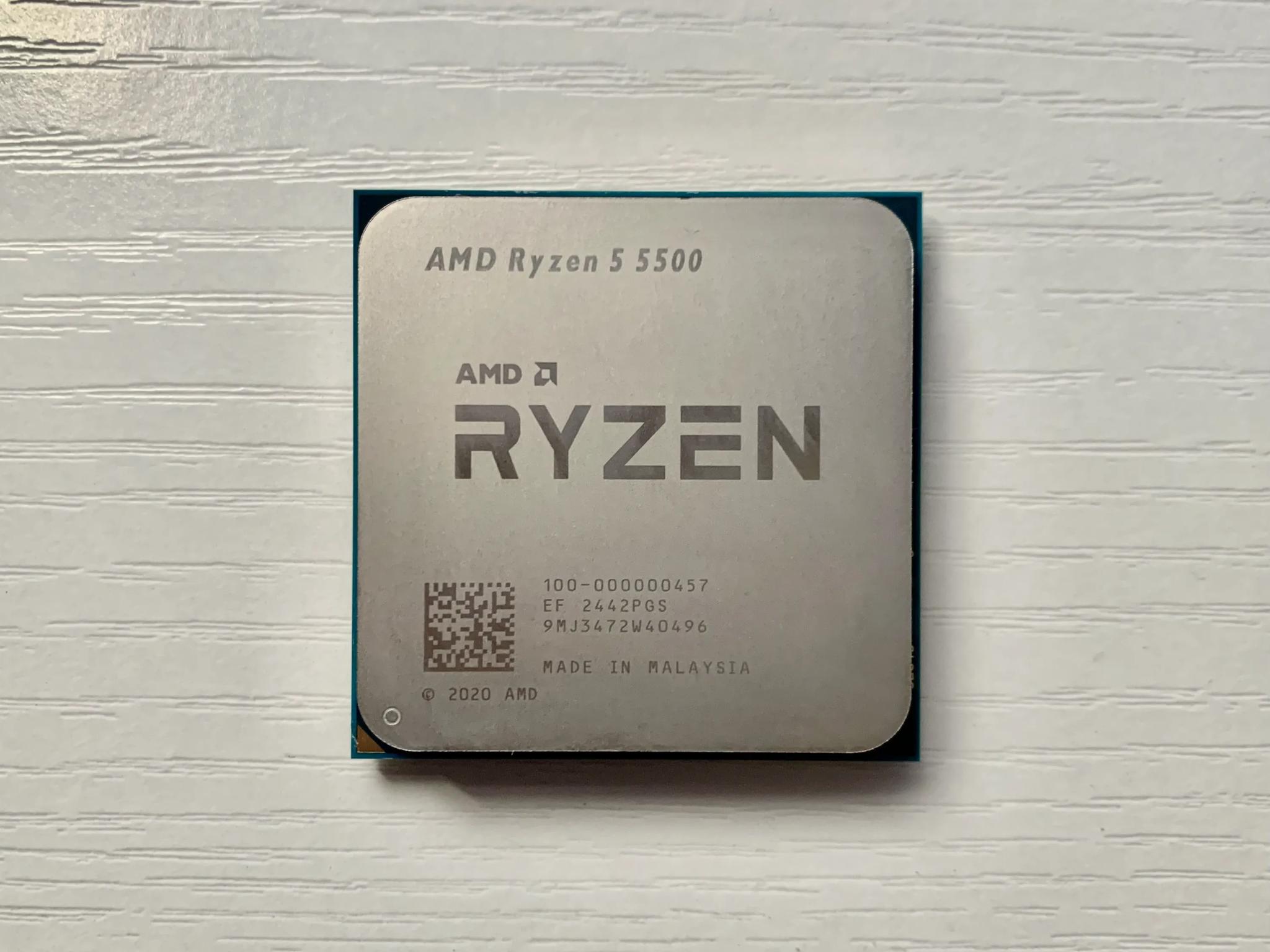 Ryzen 5 5500 w/ Stock Cooler