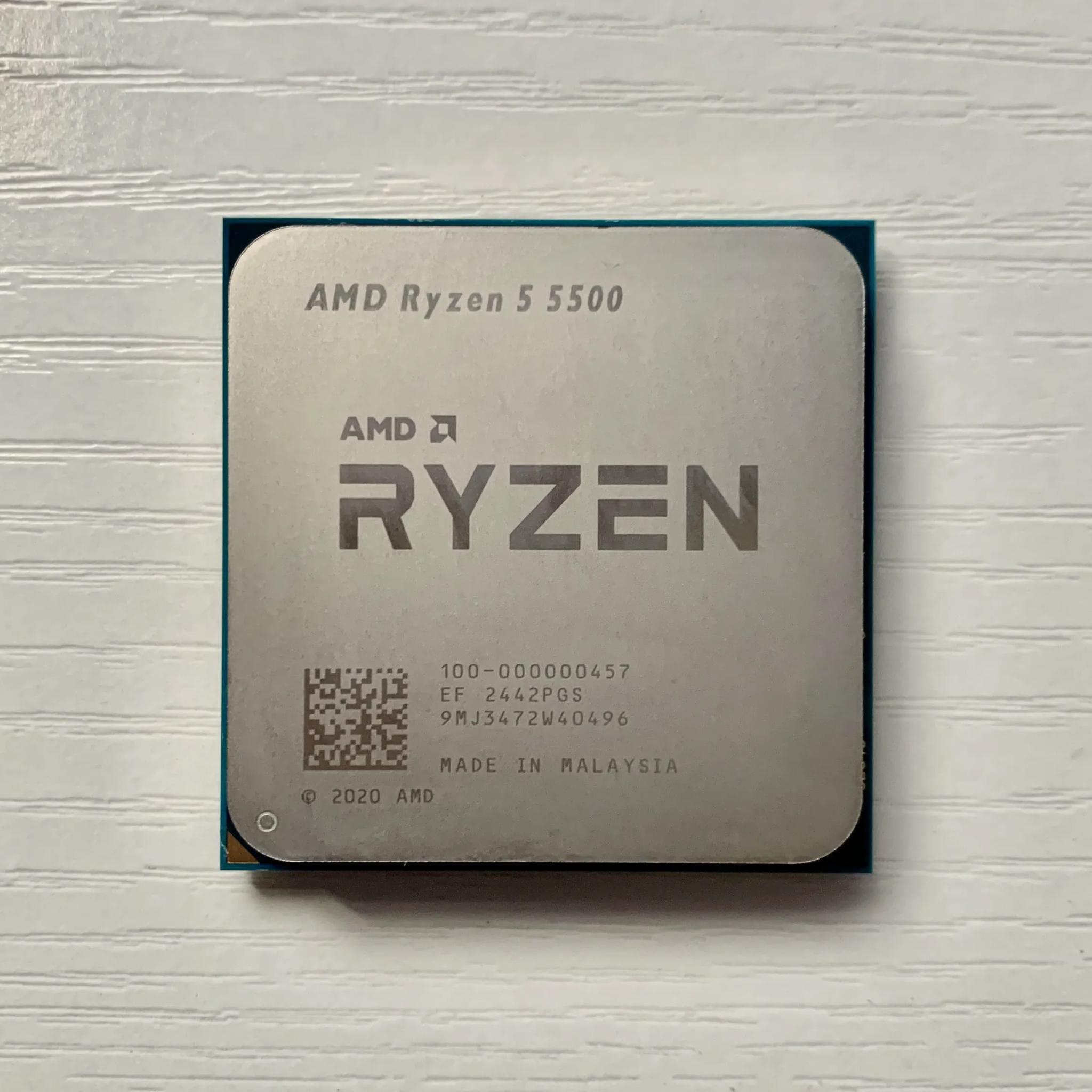 Ryzen 5 5500 w/ Stock Cooler