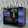 RTX 3070 TRIO, Ryzen 7 5800X, 32GB RAM | Black RGB Gaming Computer