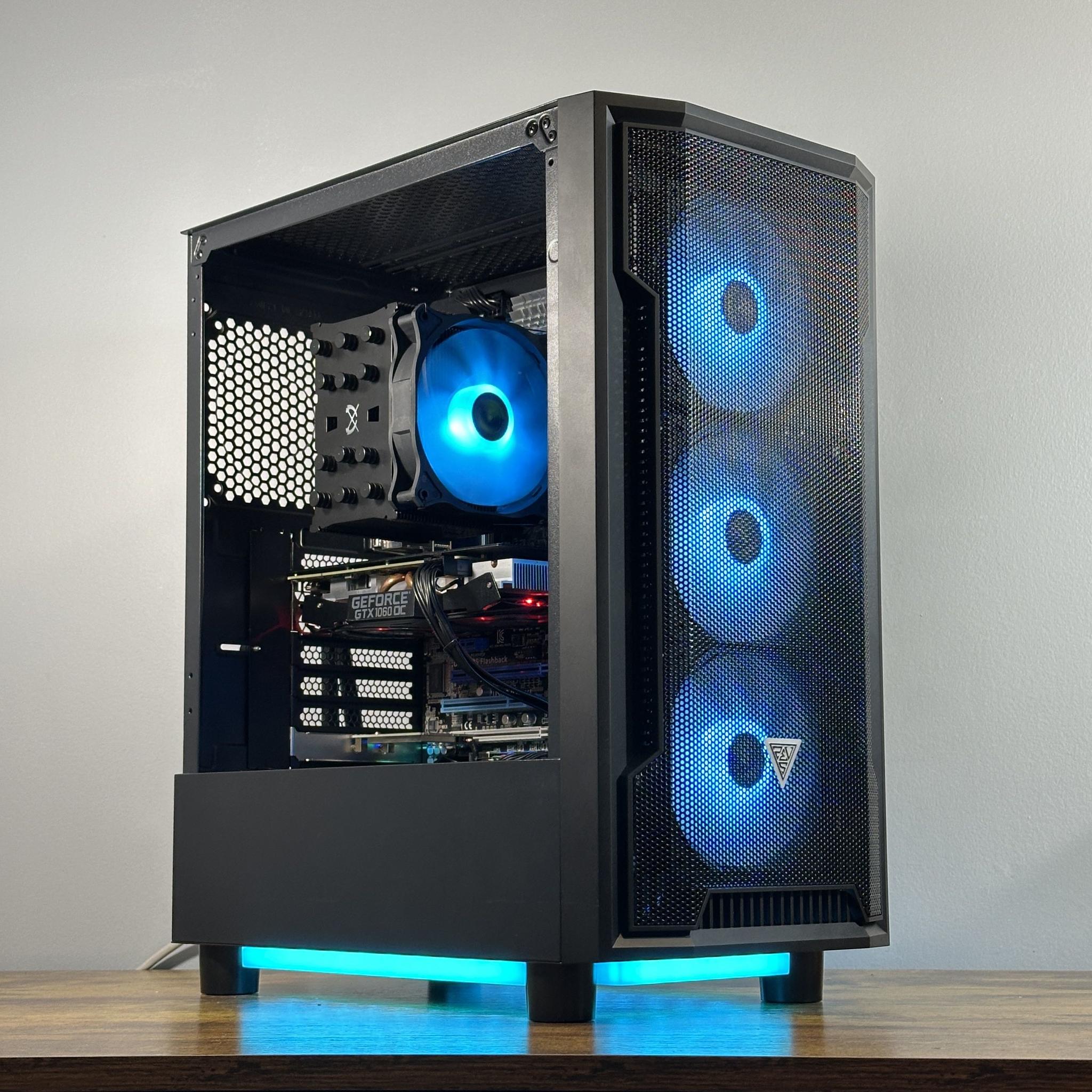 GTX 1060 6GB | Intel i7 3930K | 16GB DDR3 | 512GB SSD | Windows 10 | WIFI + BT | Custom Gaming PC