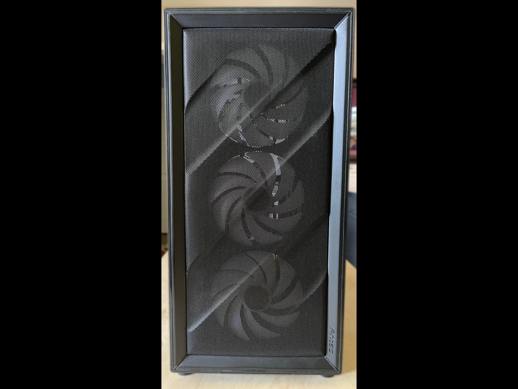 LIKE NEW! Antec FLUX PC Chassis - Black + Upgraded RGB Fans