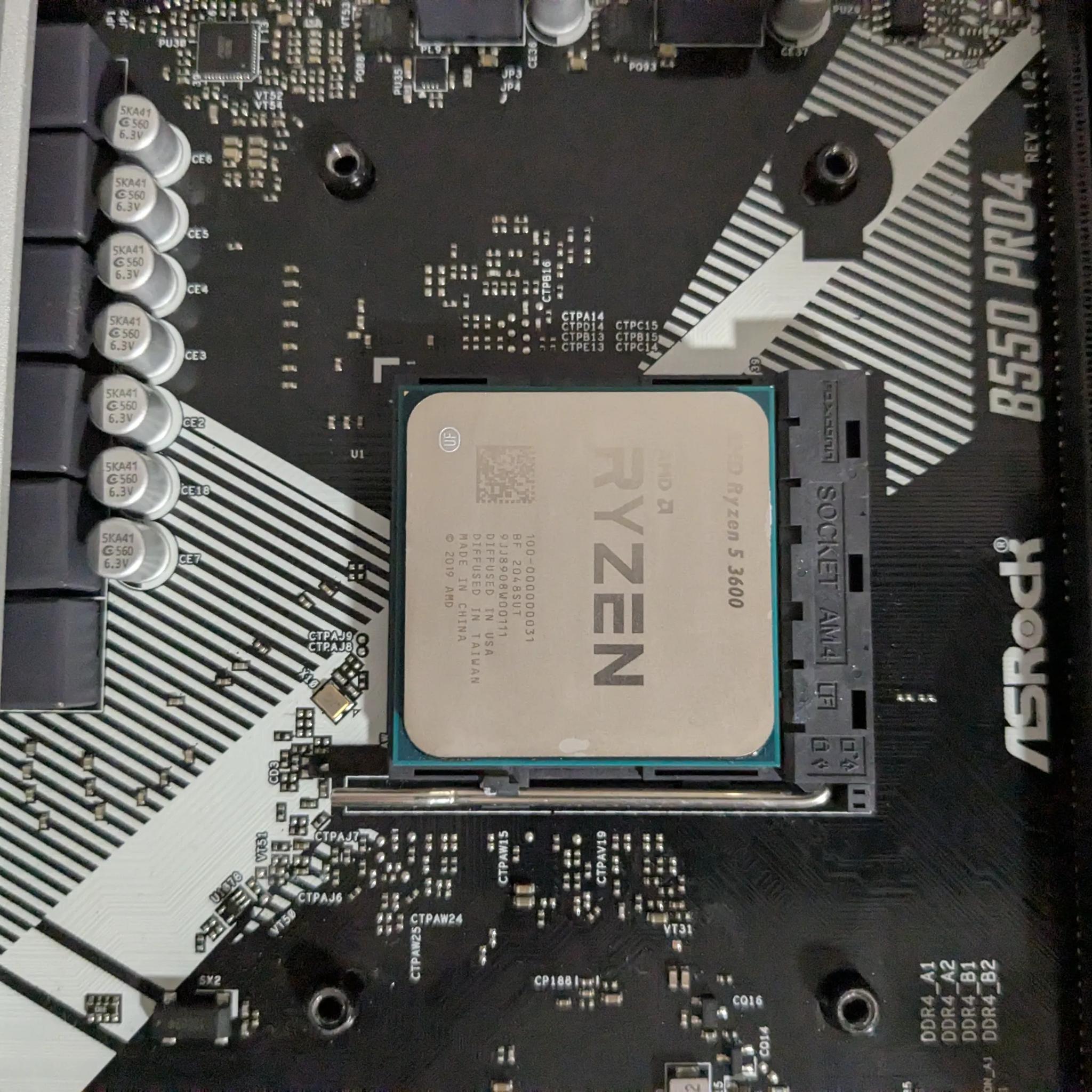 AMD Ryzen 5 3600 + ASRock B550 Pro4 ATX Motherboard Combo – Fully Tested!