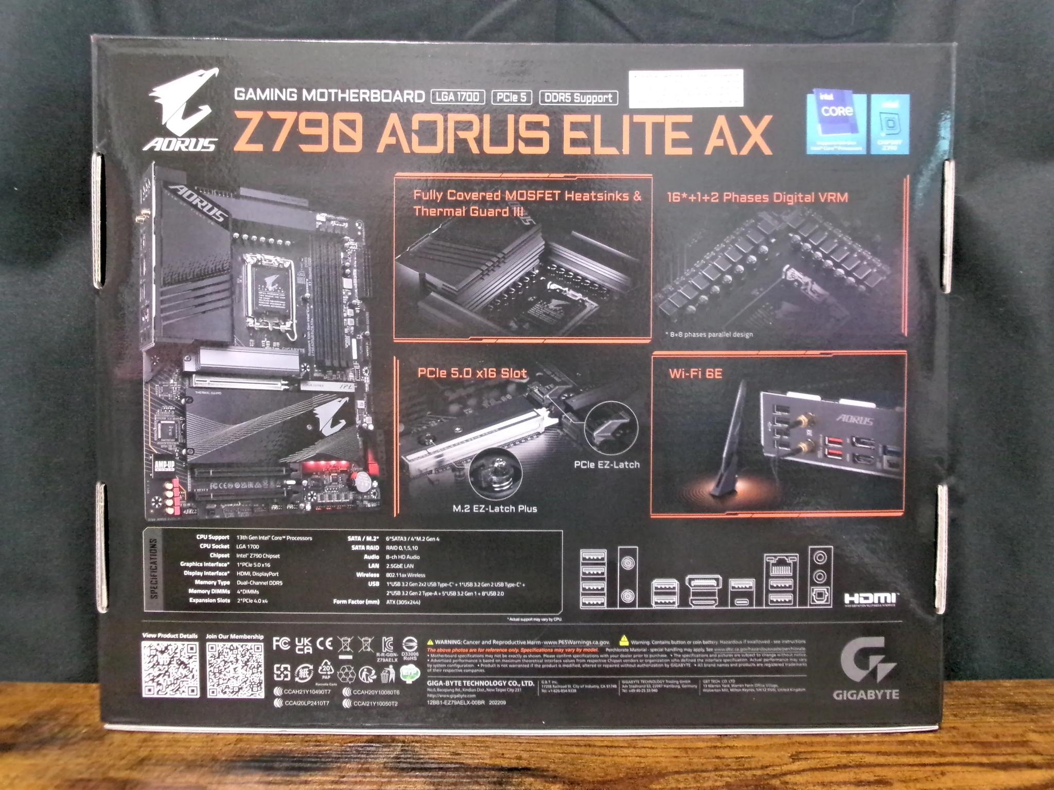 Intel i3-12100 + Aorus Z790 DDR5