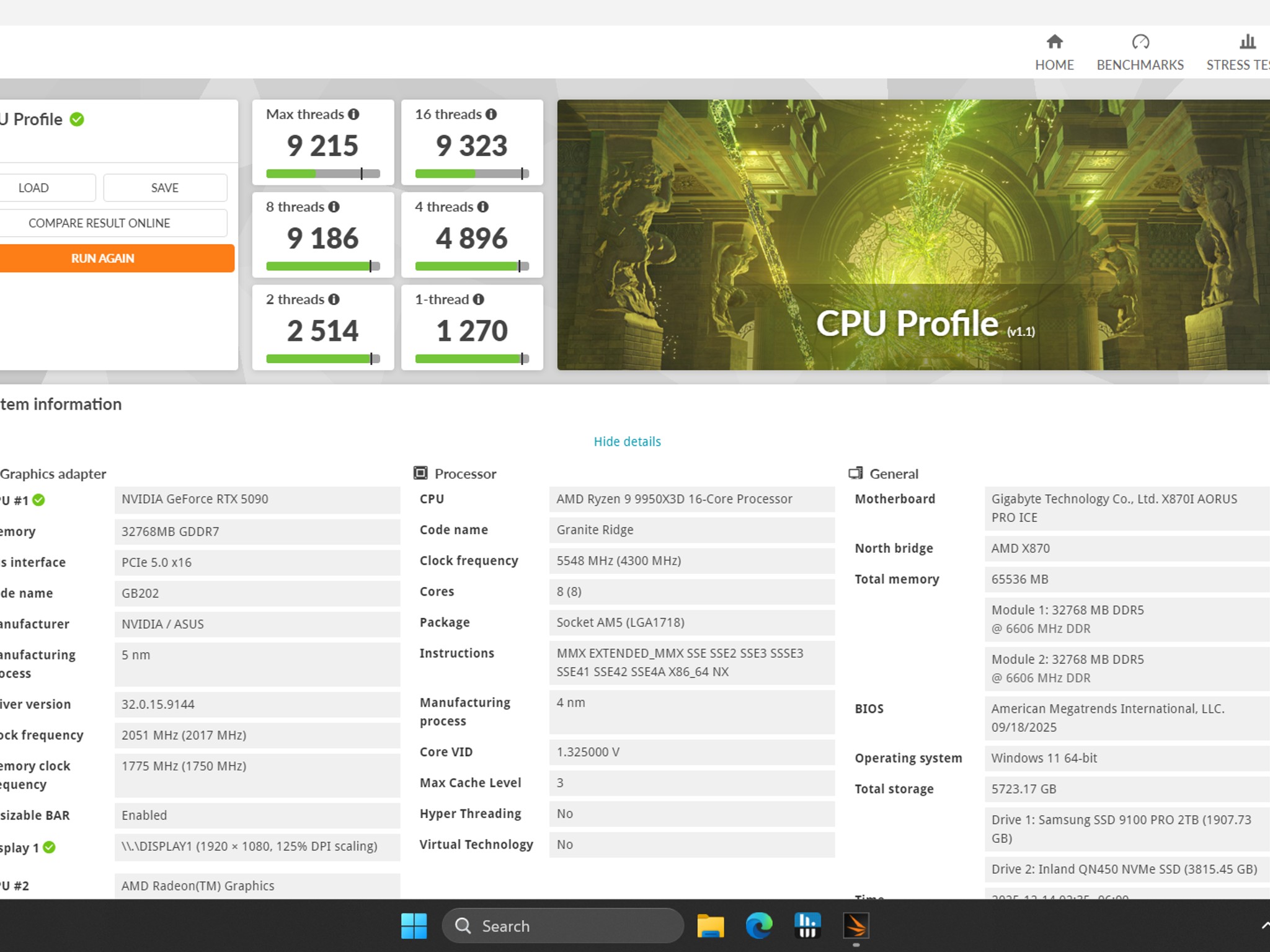 "King of All King" | 5090 | 9950X3D | 64GB DDR5 | 6TB Storage