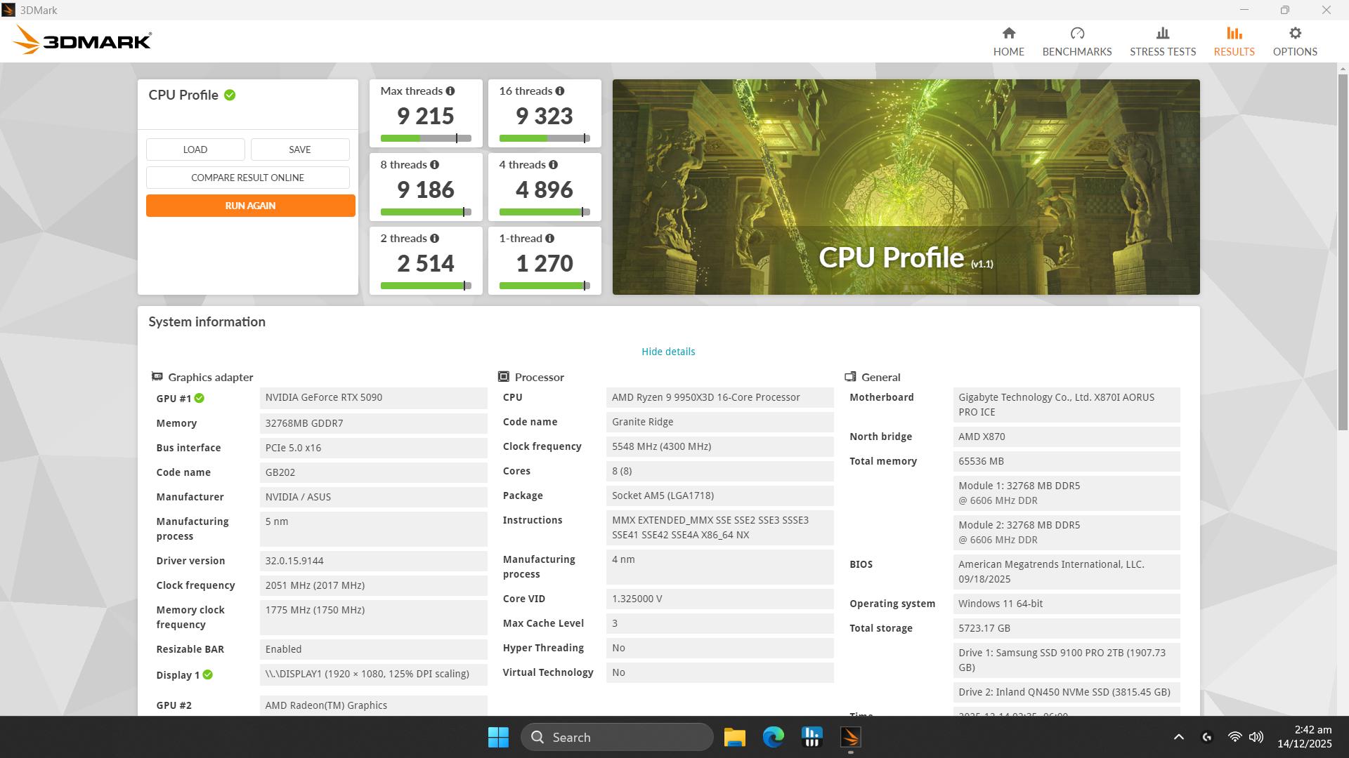 "King of All King" | 5090 | 9950X3D | 64GB DDR5 | 6TB Storage