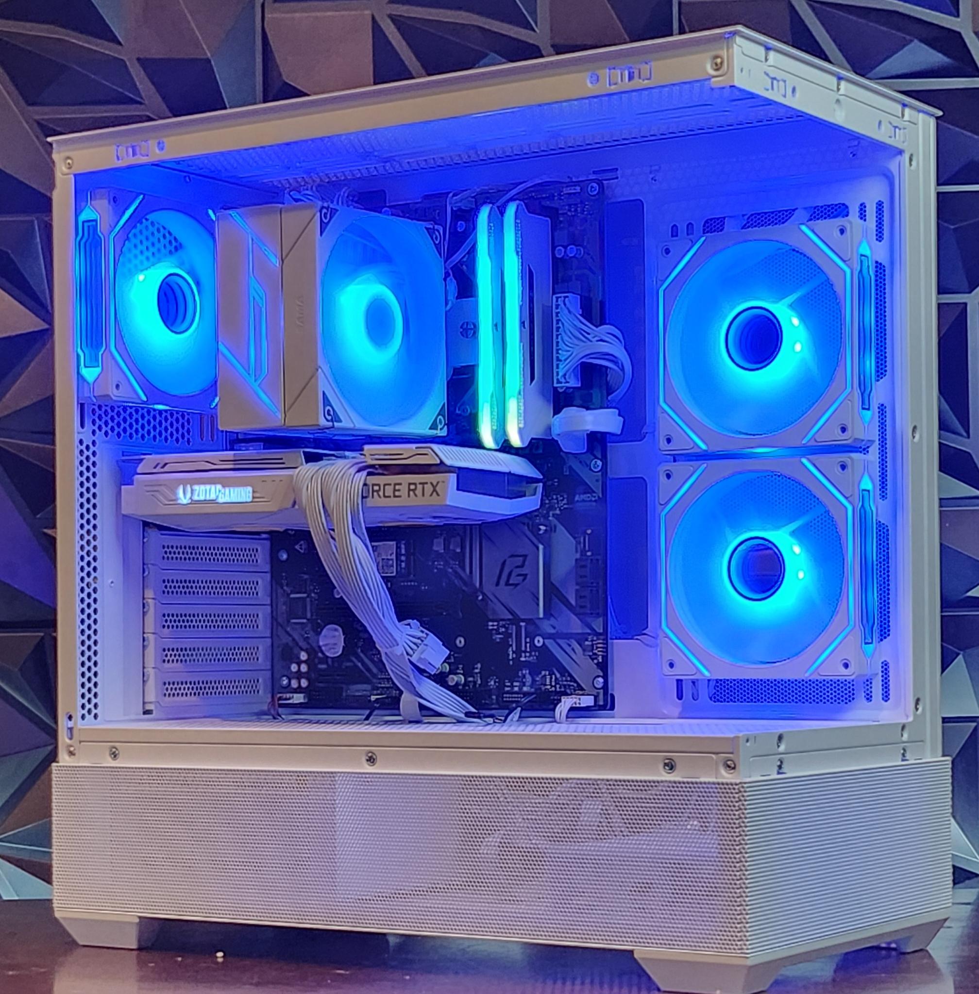 ⚪ White ⚪ Gaming Pc (Ryzen 5 + RTX 3060 TI)