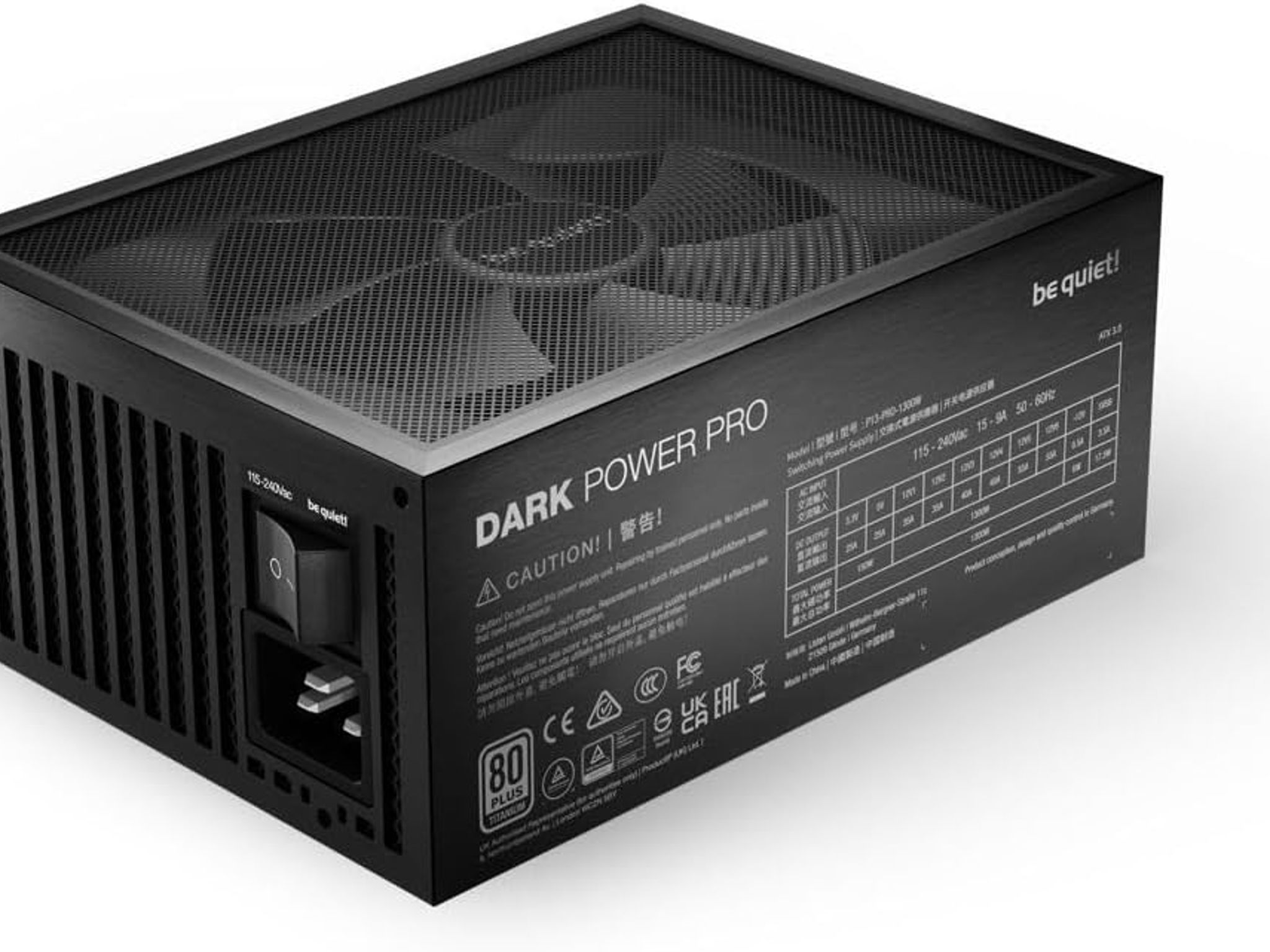 be quiet! Dark Power Pro 13 1300W ATX 3.1 80 Plus Titanium Power Supply